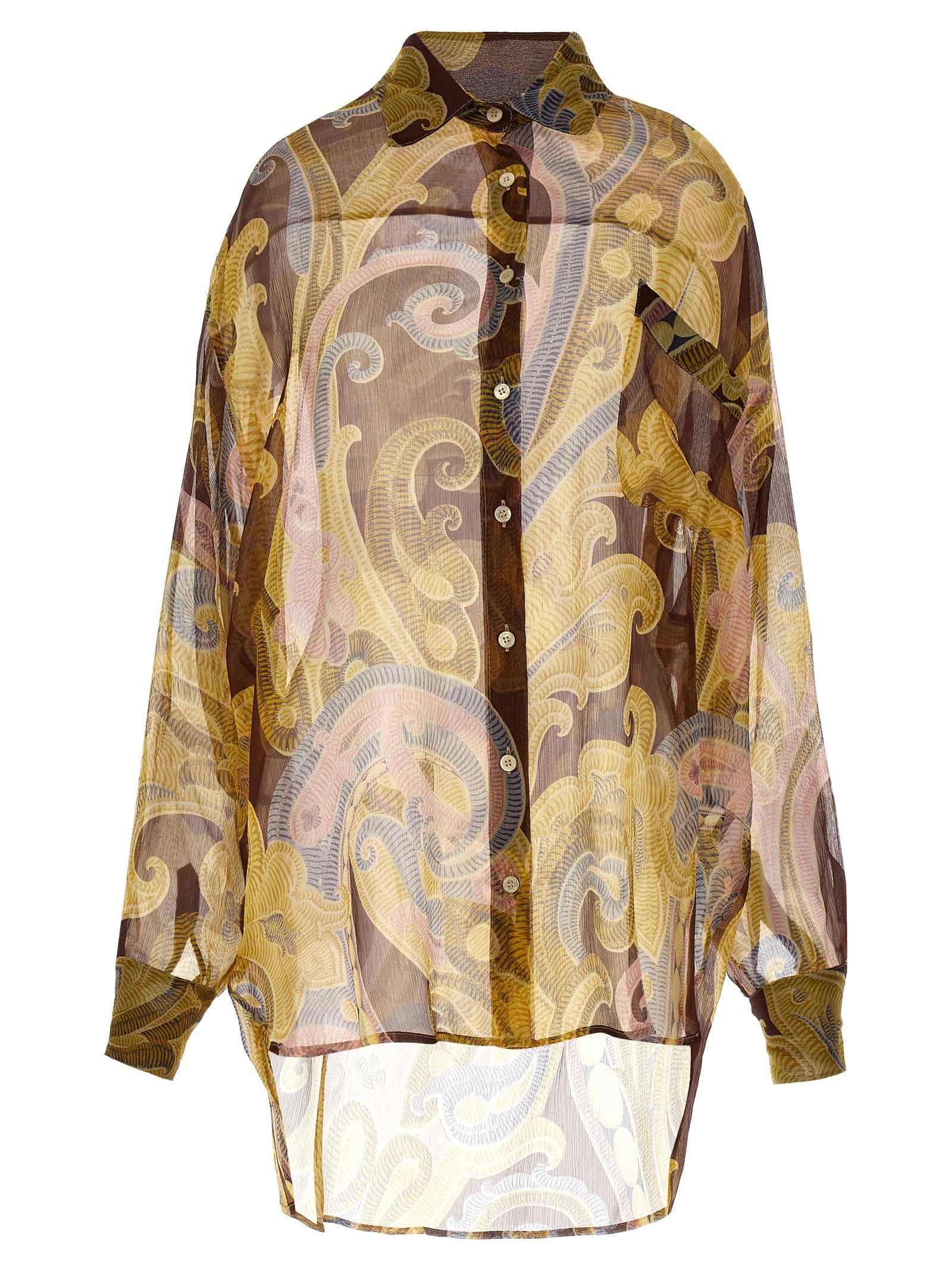 Etro Printed Silk Shirt