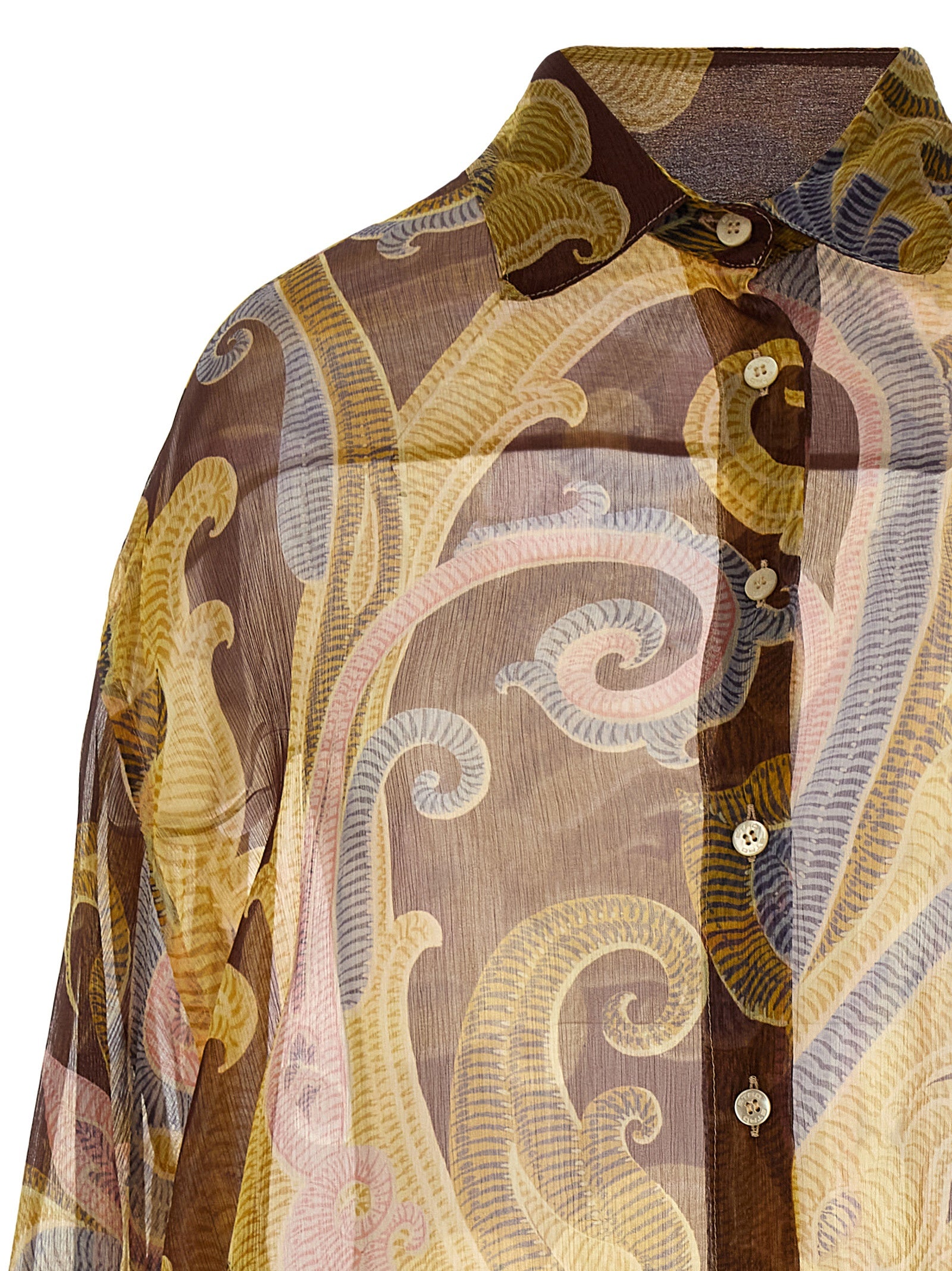 Etro Printed Silk Shirt