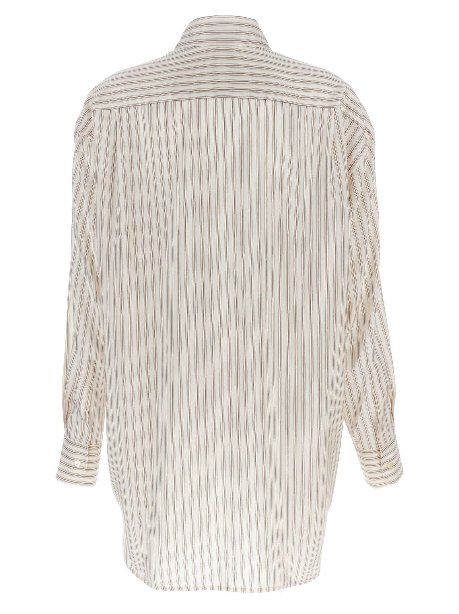 Etro Logo Embroidery Striped Shirt