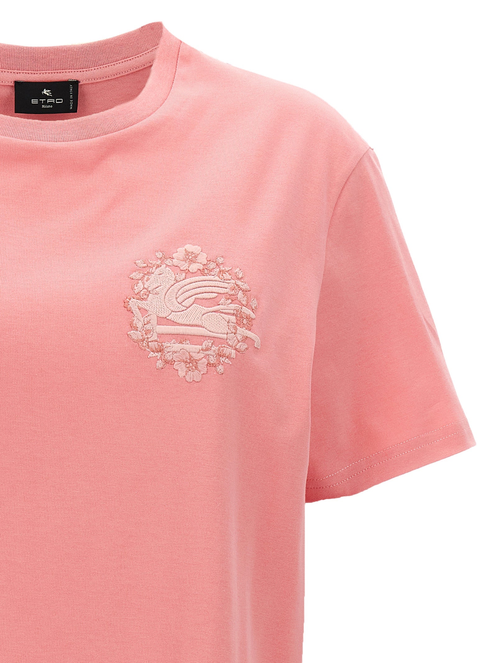 Etro Logo Embroidery T-Shirt