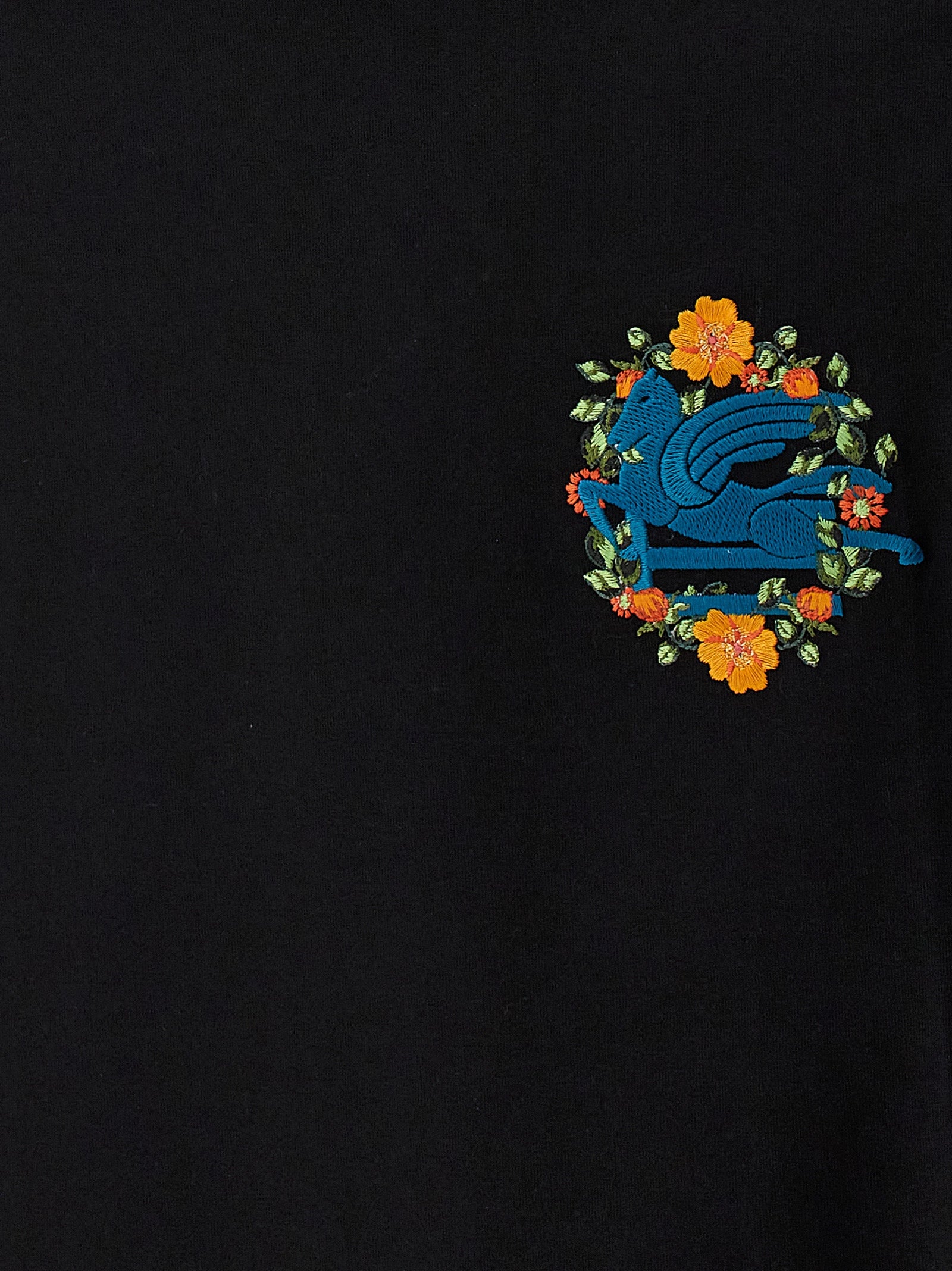 Etro Logo Embroidery T-Shirt