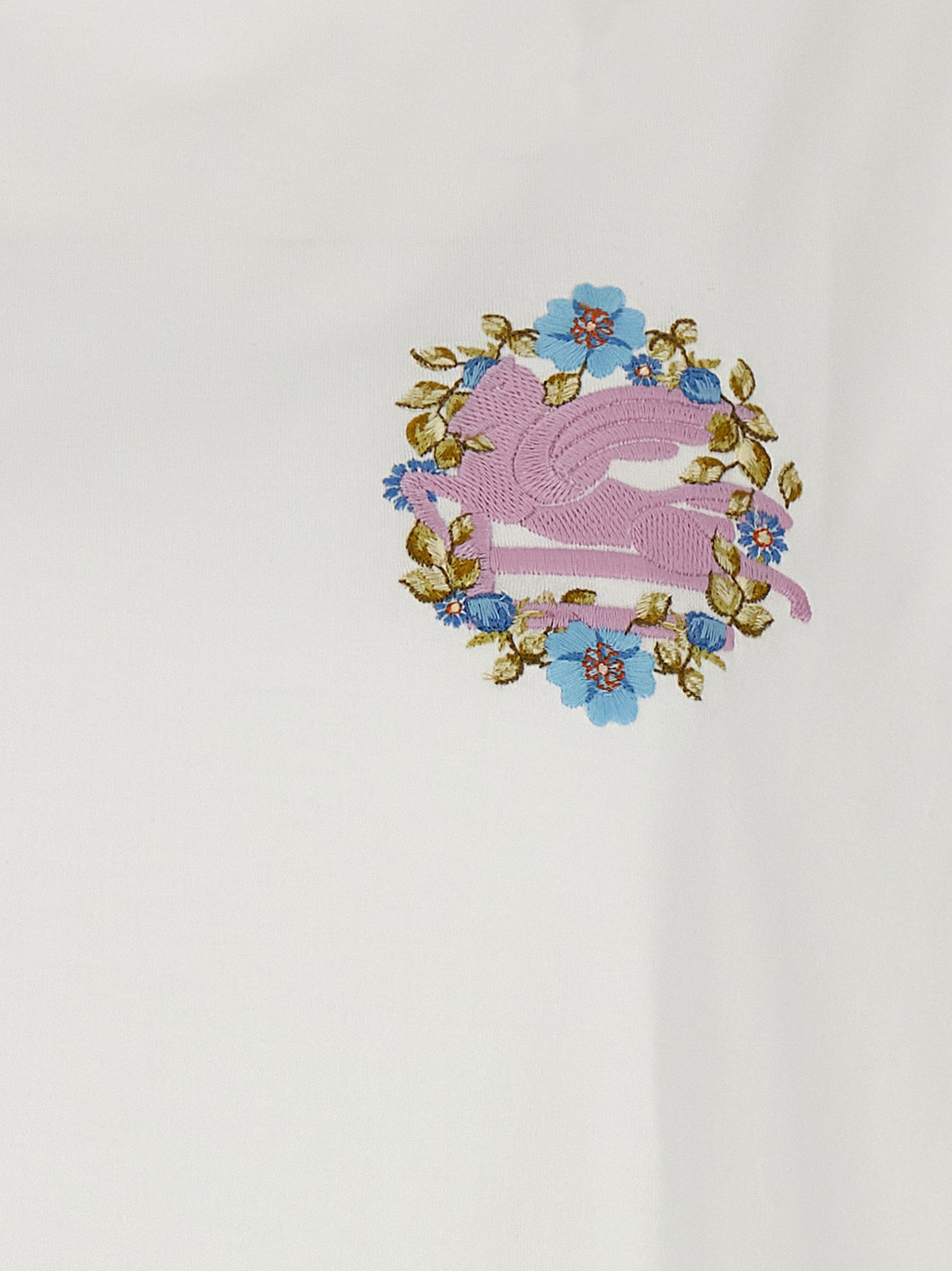 Etro Logo Embroidery T-Shirt