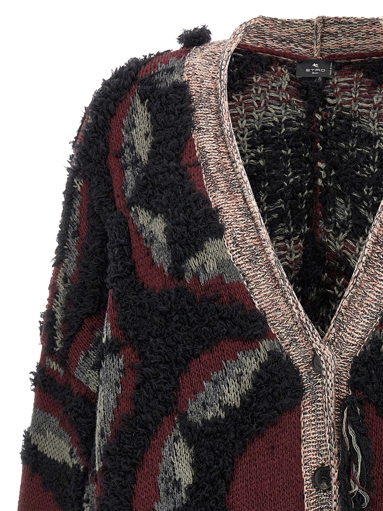 Etro Fringed Oversized Cardigan