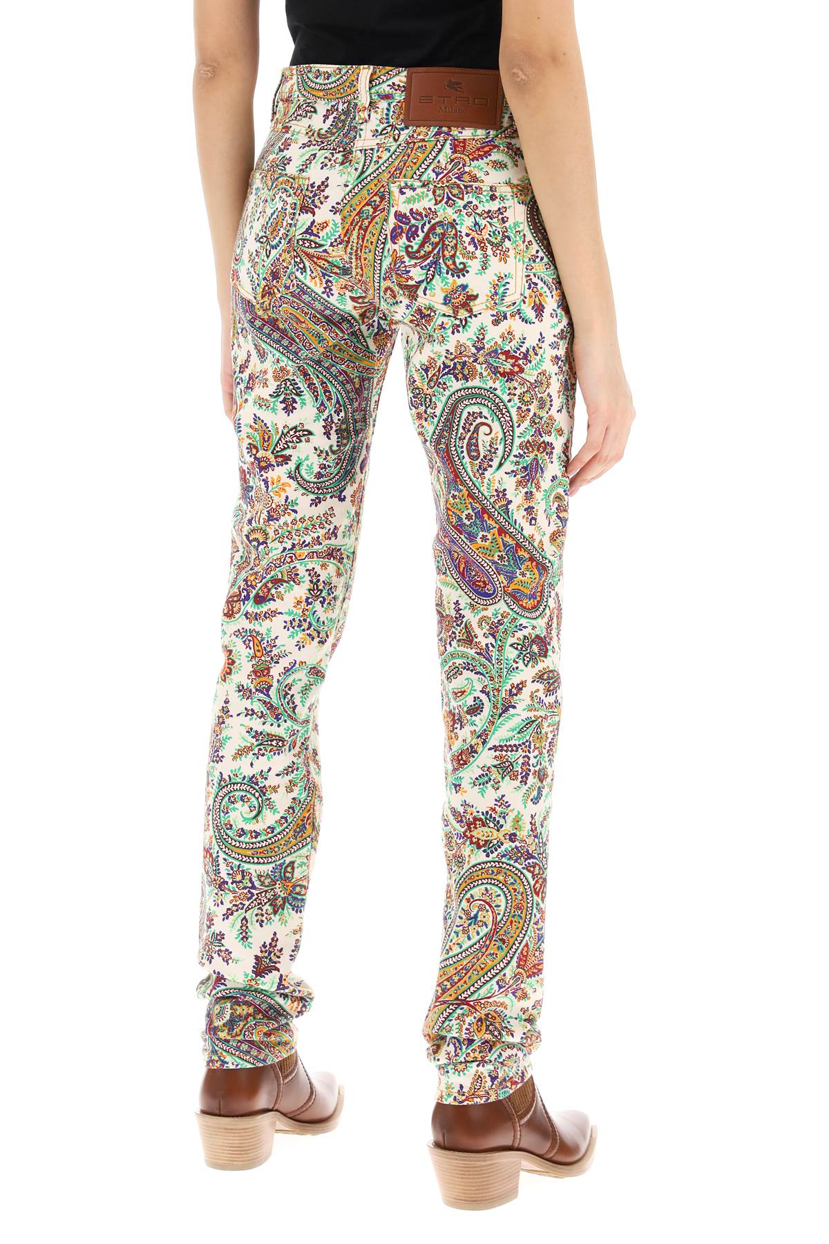 Etro Paisley Patterned Jeans