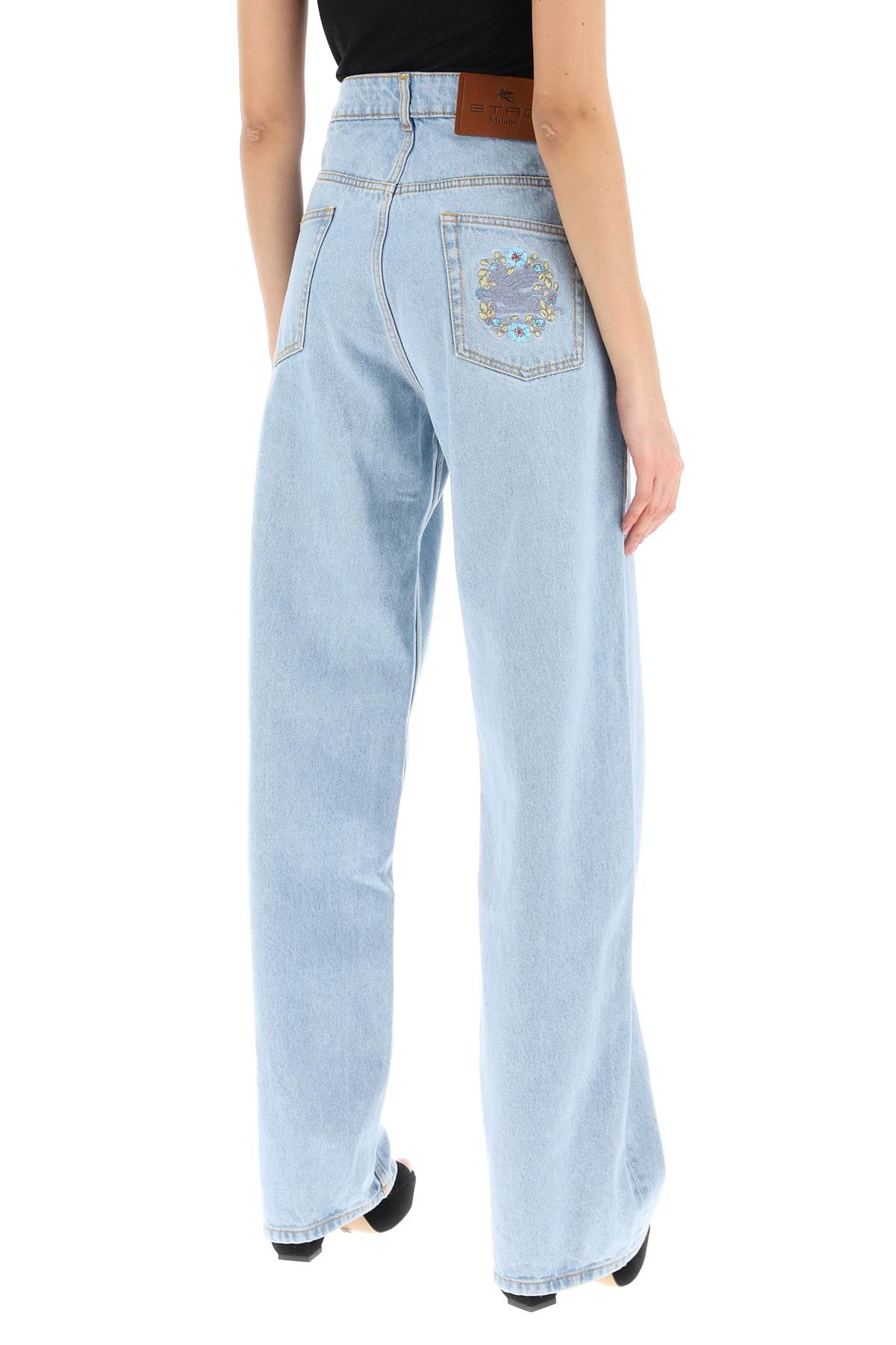 Etro Low-Waisted Baggy Jeans