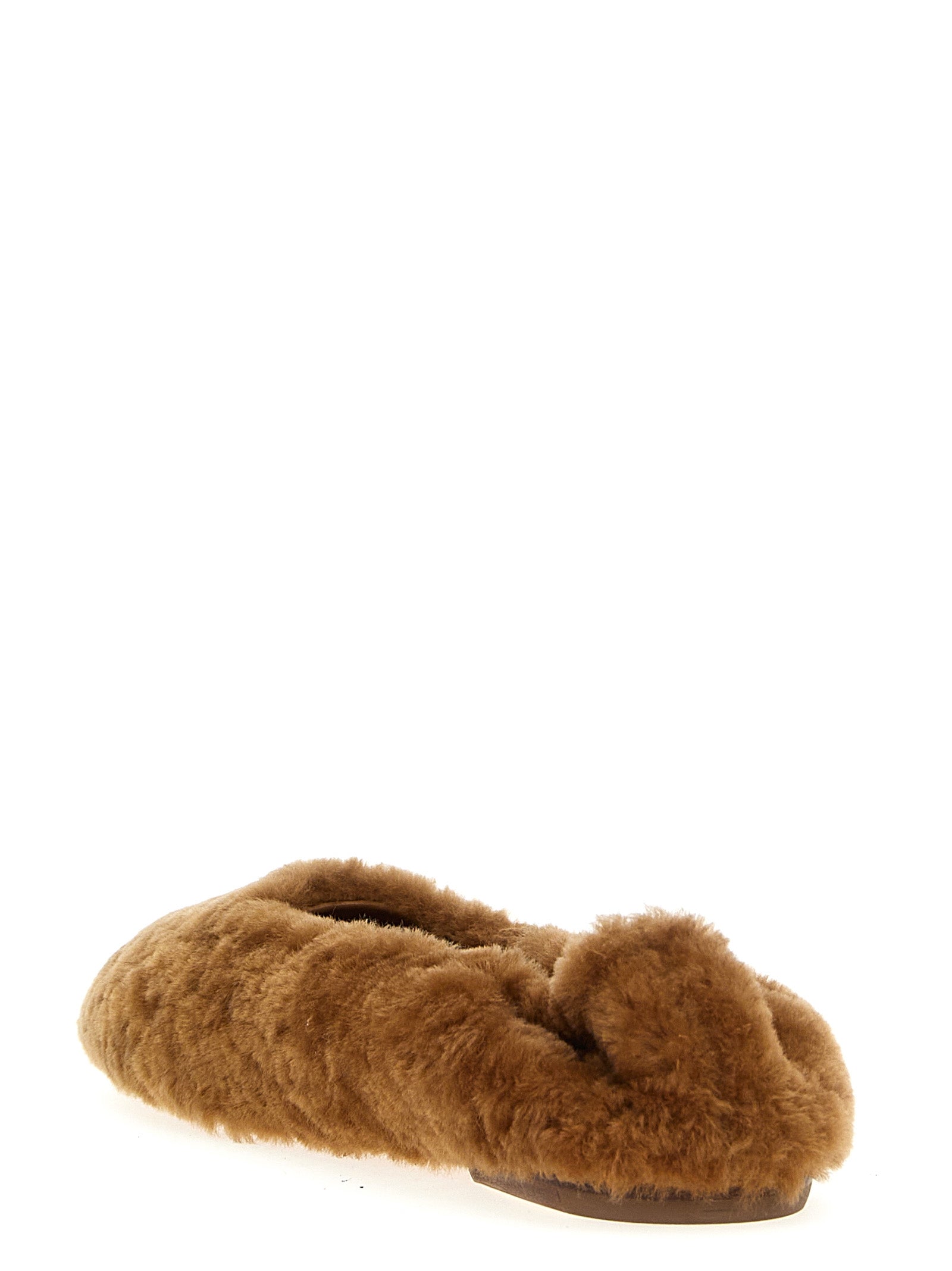 Dries Van Noten  Fur Ballet Flats