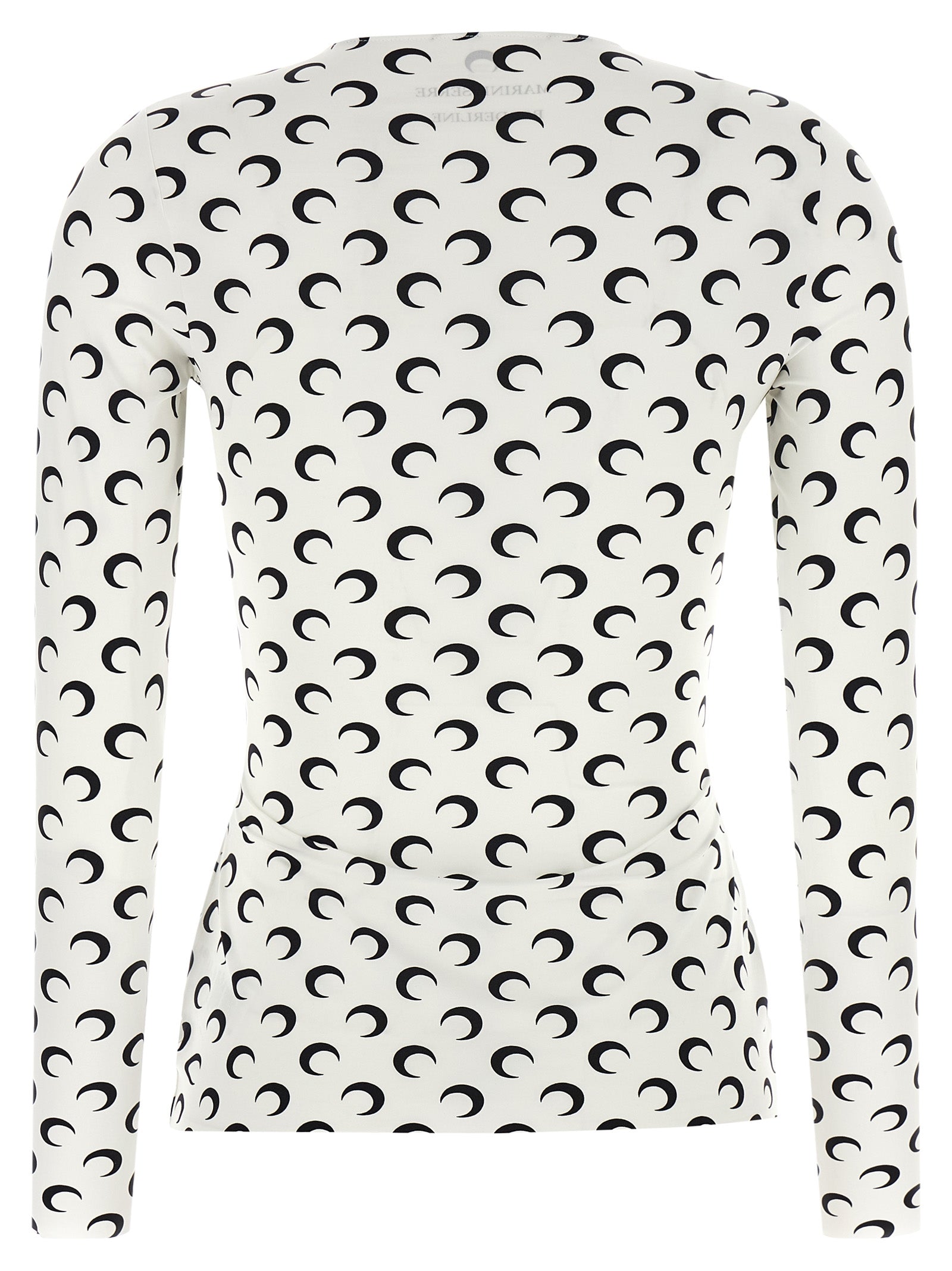 Marine Serre 'Moon Printed Jersey Second Skin' T-Shirt