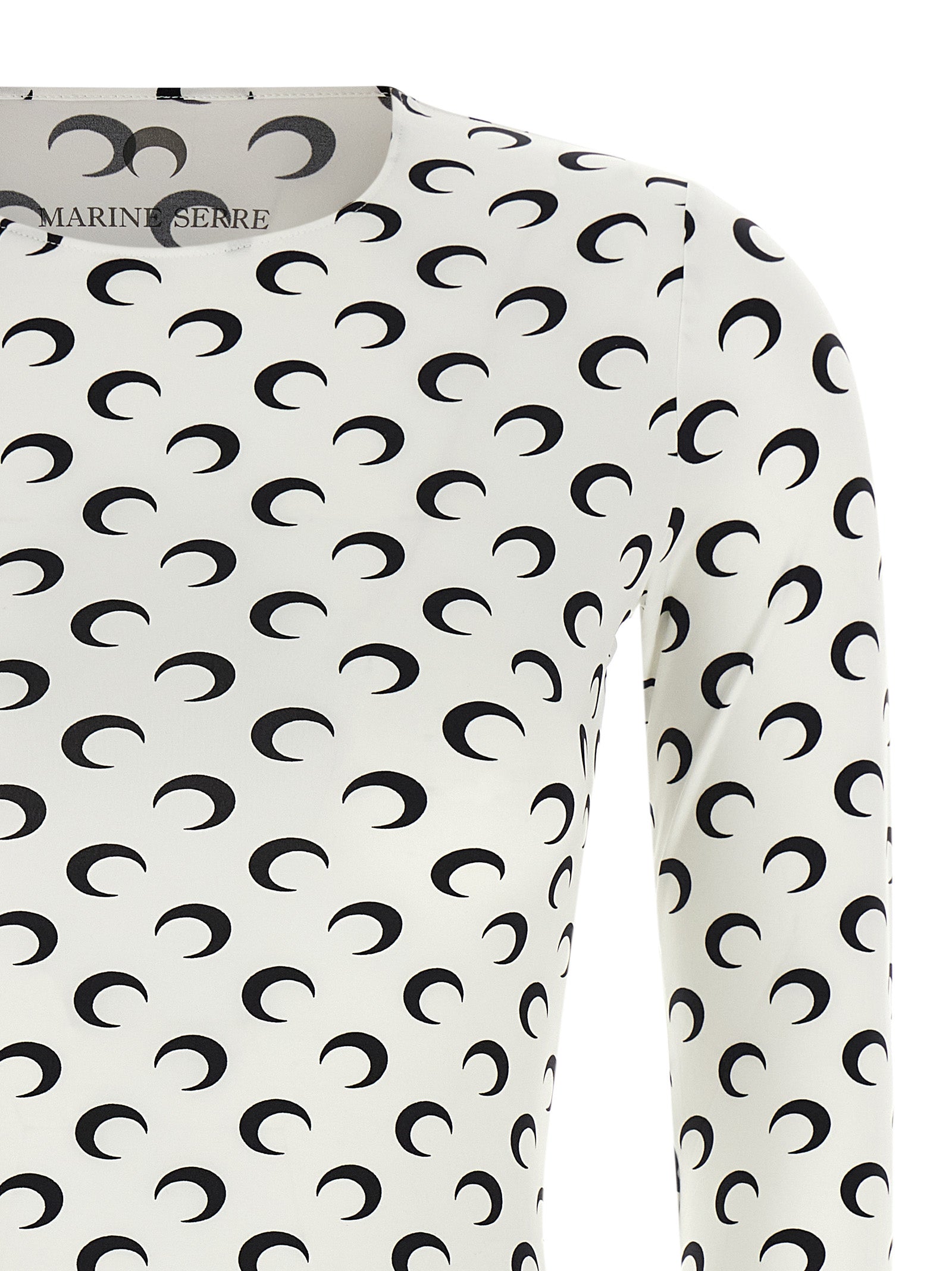 Marine Serre 'Moon Printed Jersey Second Skin' T-Shirt