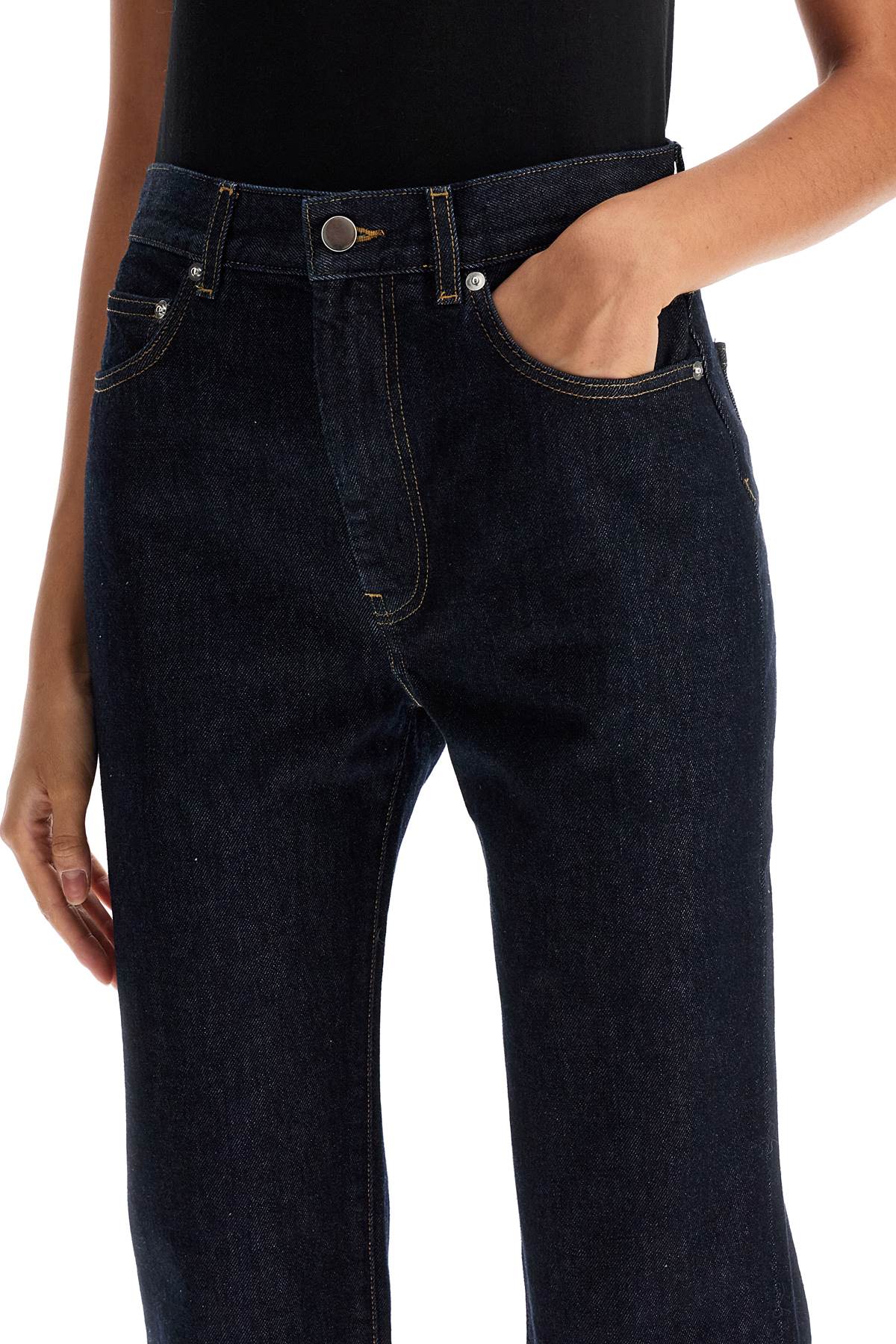 Loulou Studio Organic Cotton Tapered Jeans