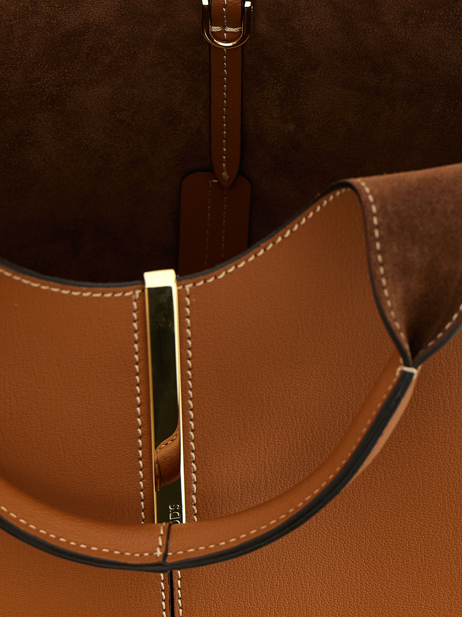 Tod'S Mini Metal Plate Shopping Bag