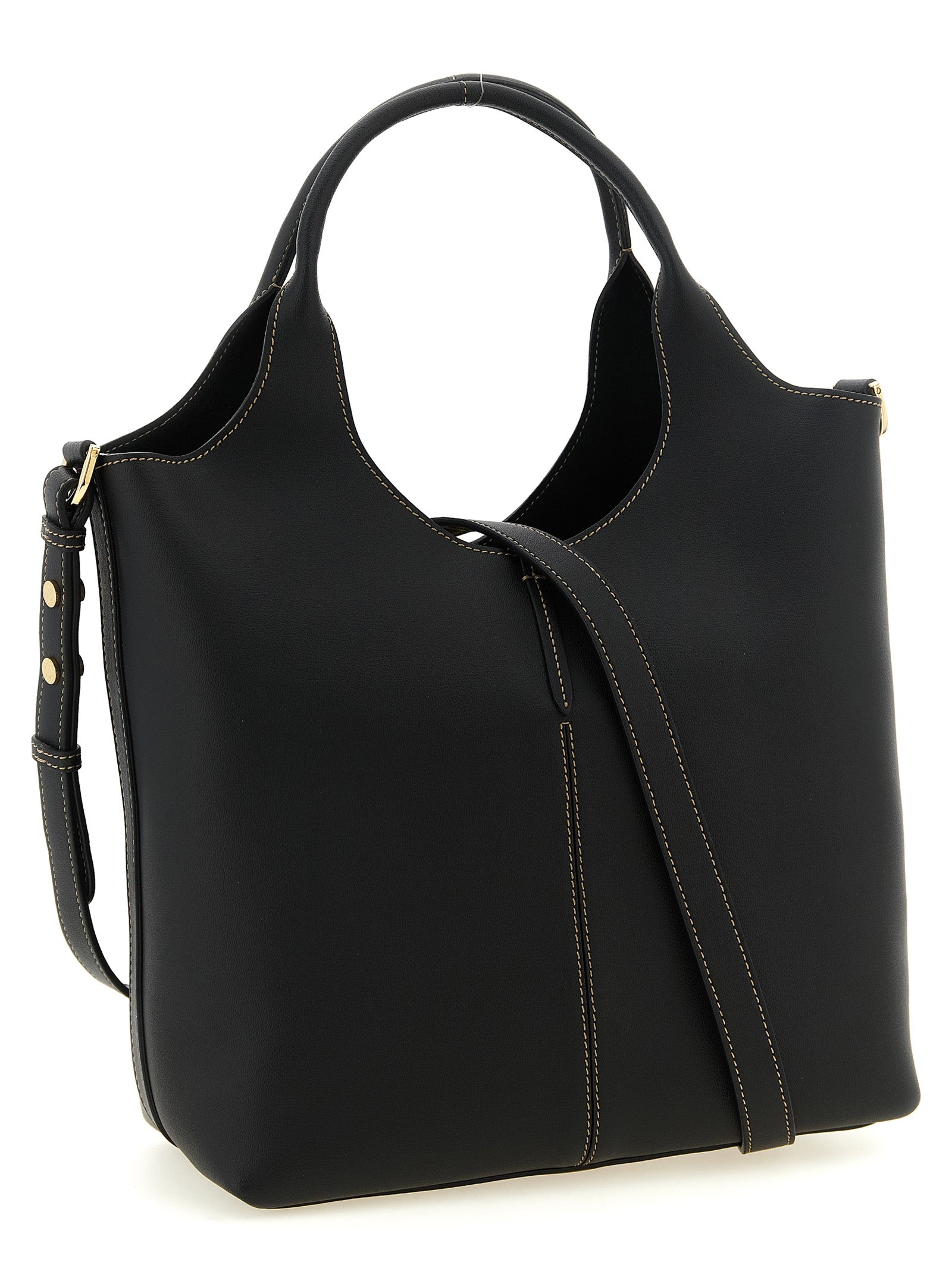 Tod'S Small Metal Plate Shopping Bag