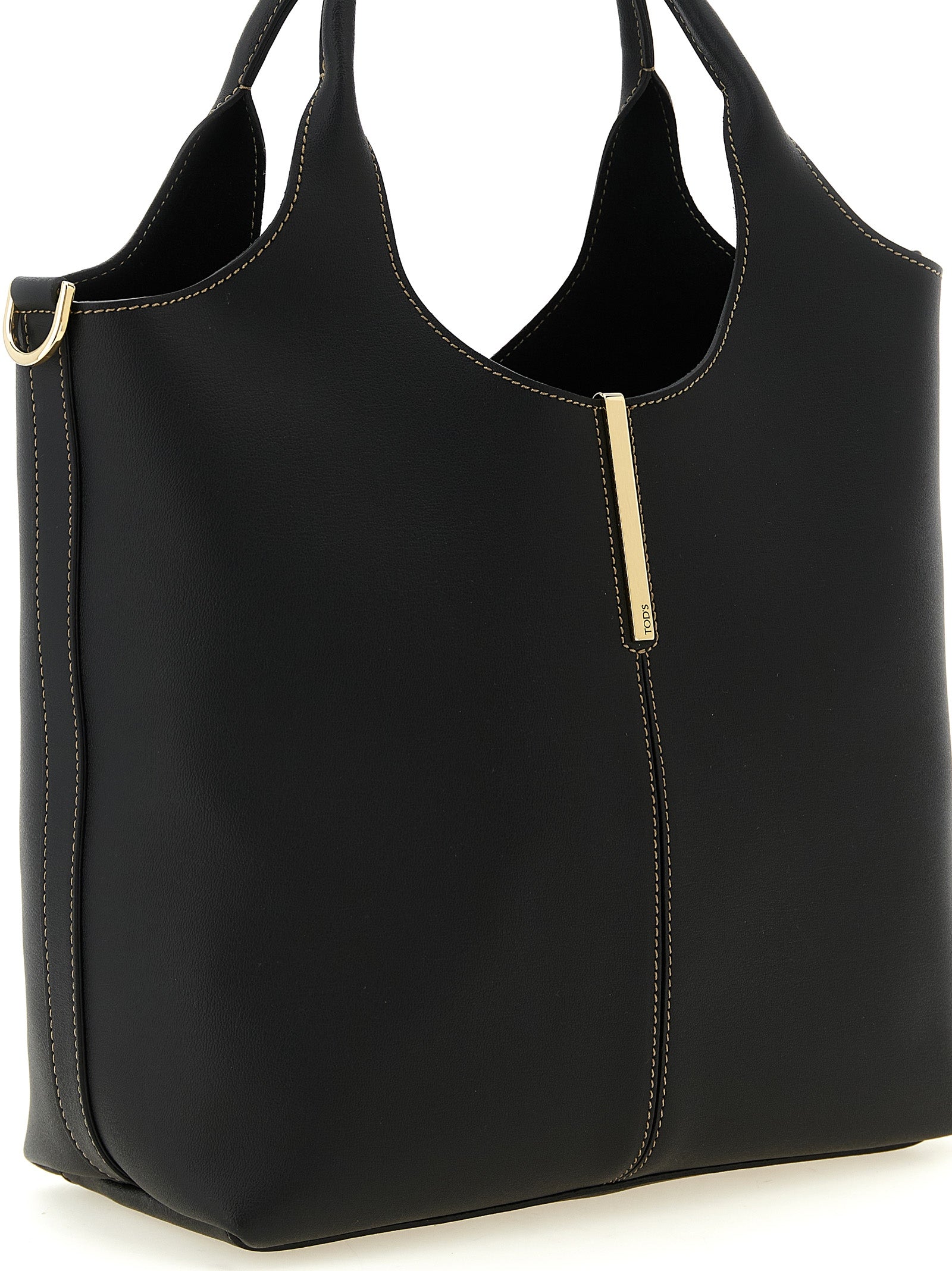 Tod'S Small Metal Plate Shopping Bag