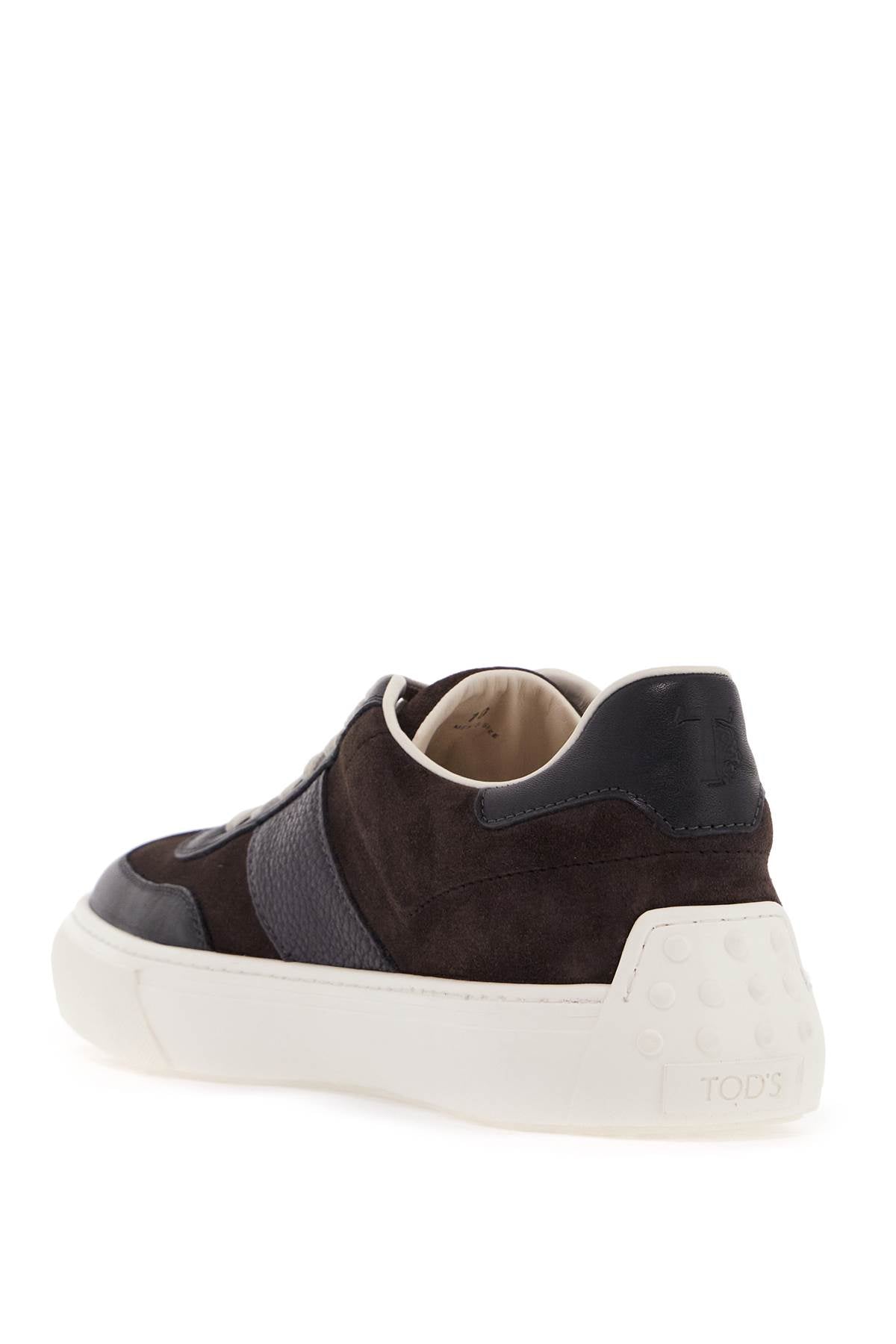 Tod's Leather Sneakers For Stylish Brown