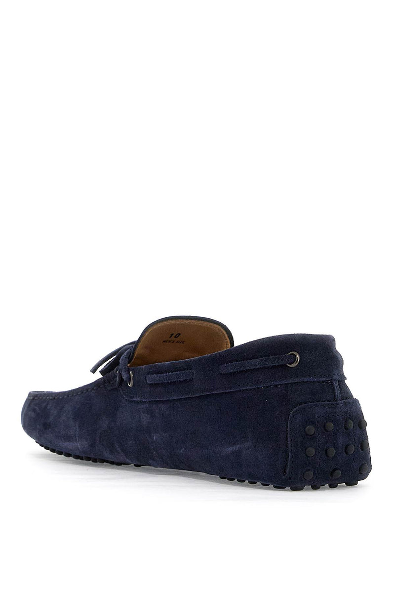 Tod's Gommino Loafers With Laces Blue