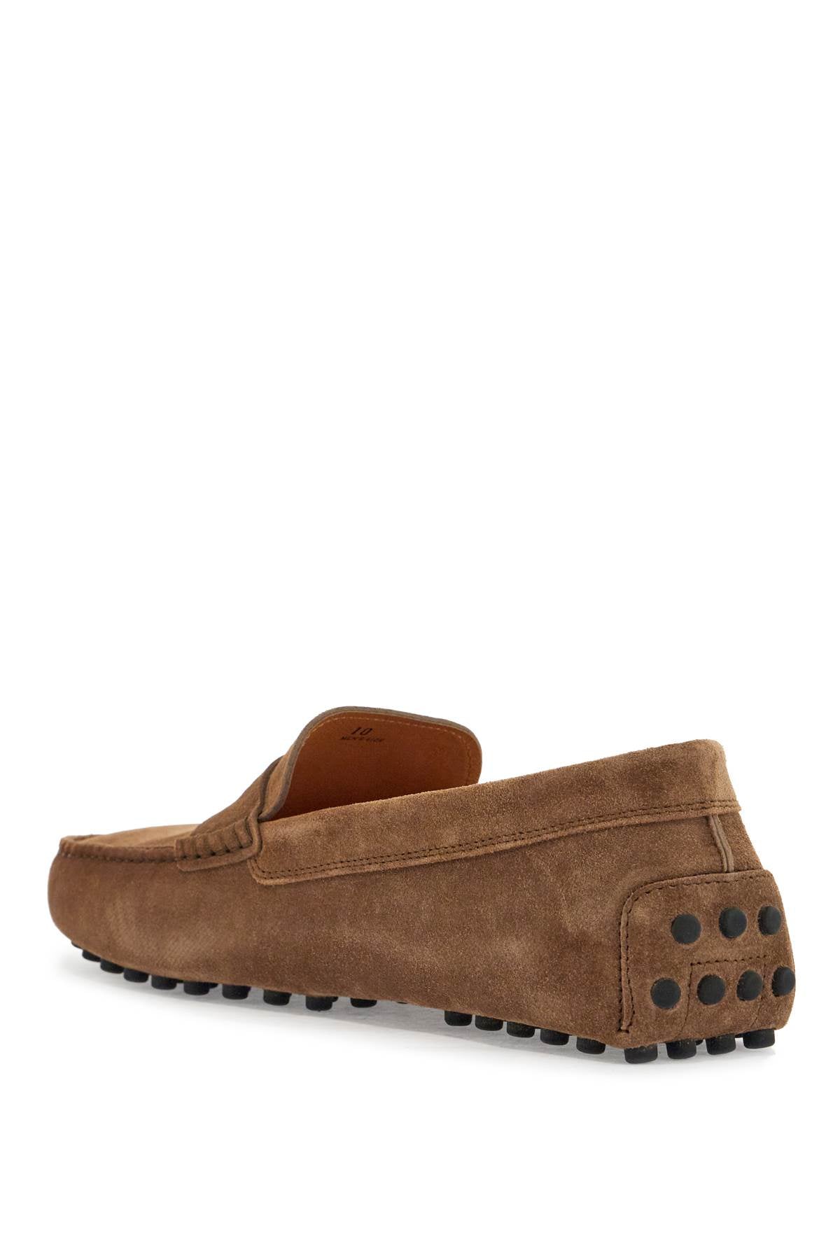 Tod'S Light Walnut Leather Driving Moccasin