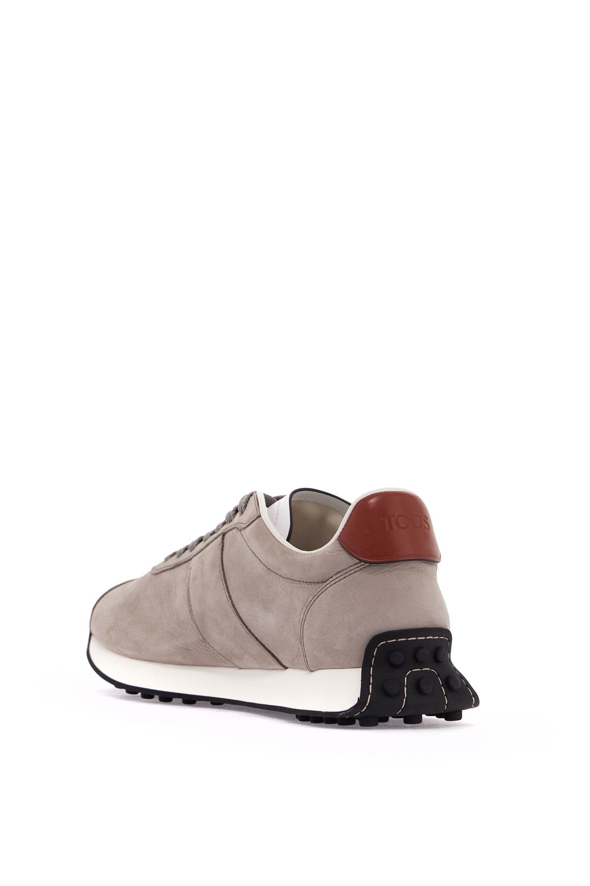 Tod's Vintage Leather T Sneakers In 8 Grey