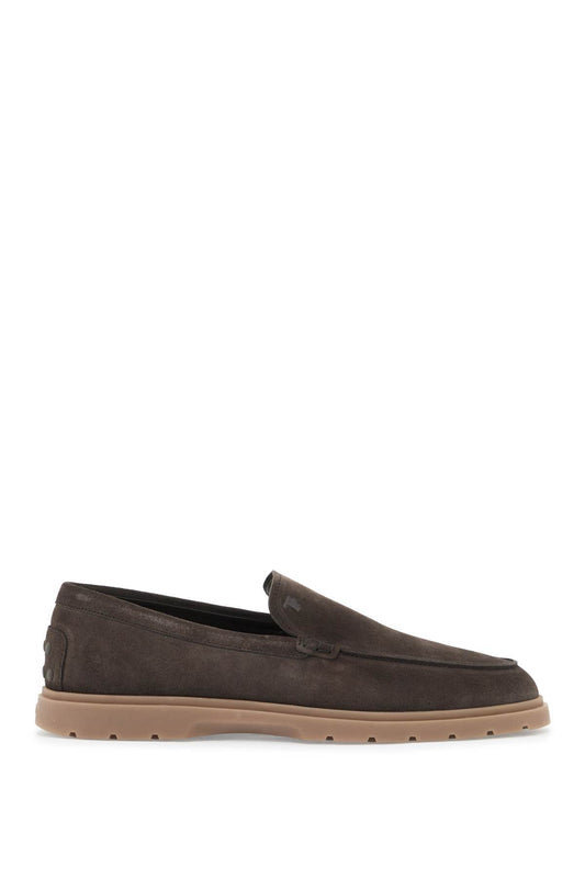 Tod's Suede Loafers Brown