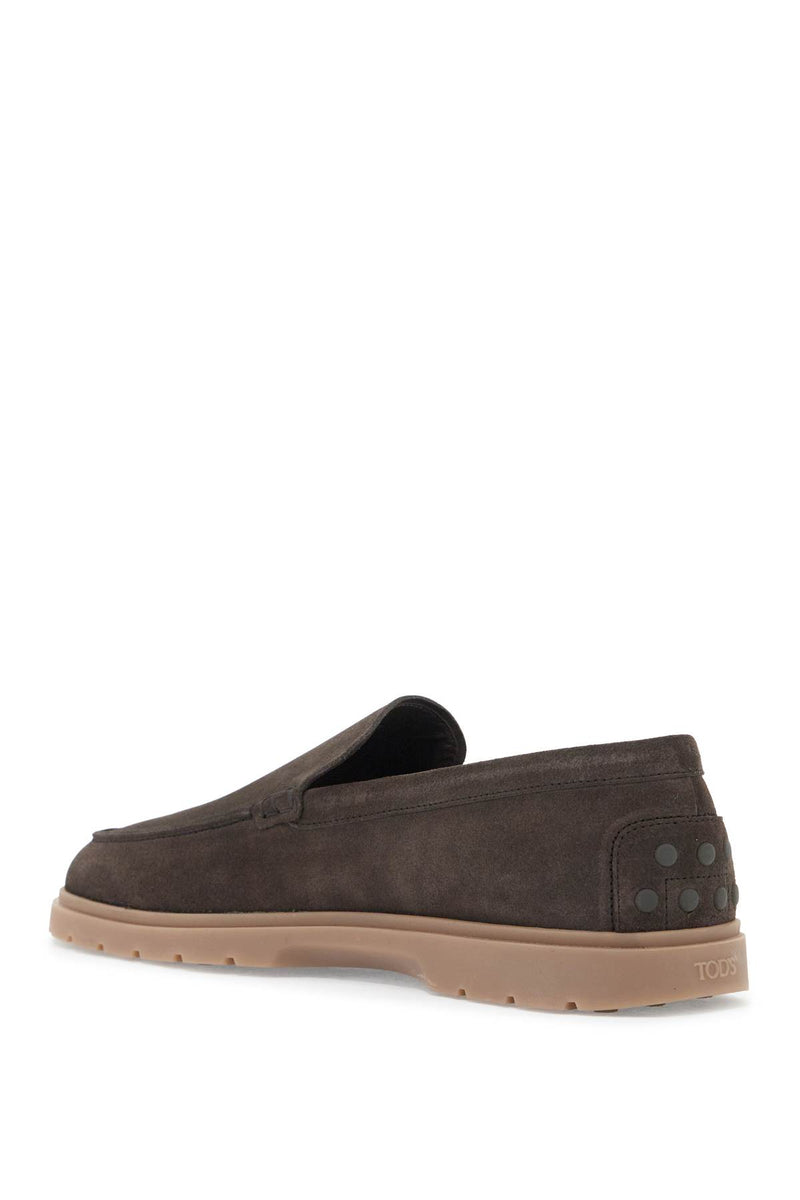 Tod's Suede Loafers Brown