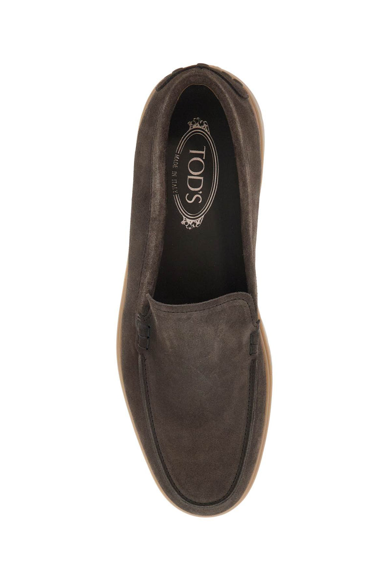 Tod's Suede Loafers Brown