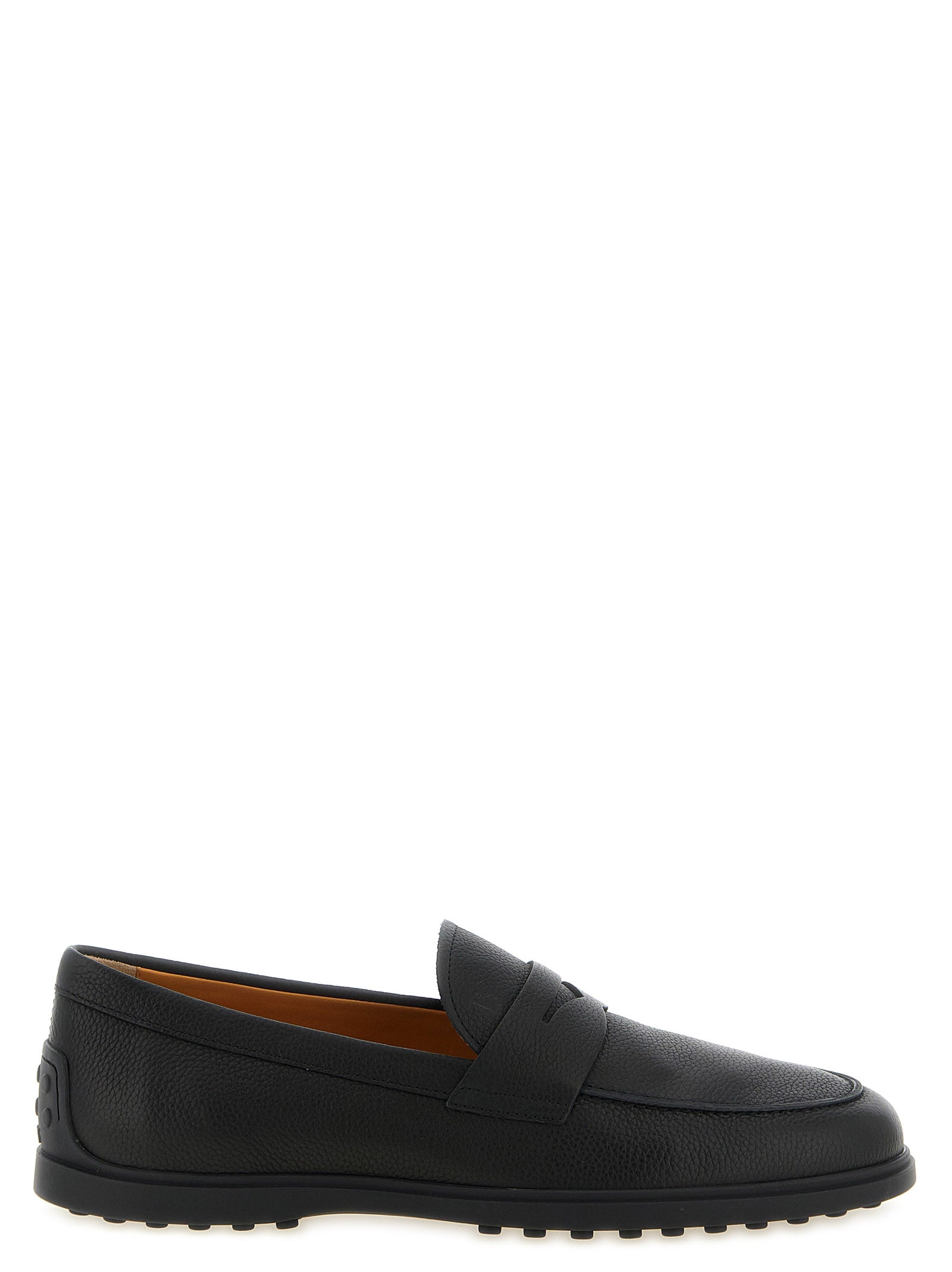 Tod'S Hammered Leather Loafers