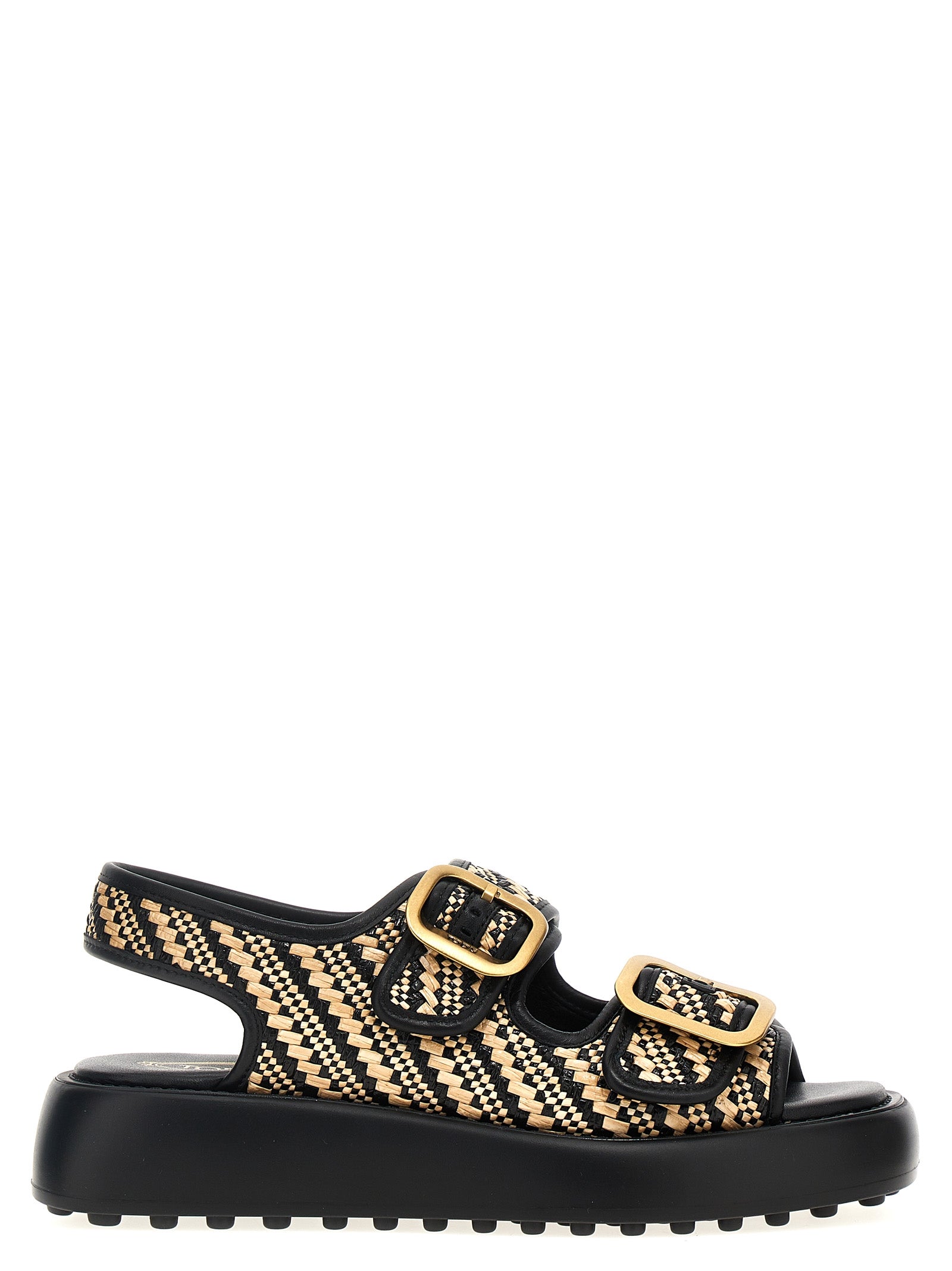 Tod'S Double Buckle Sandals