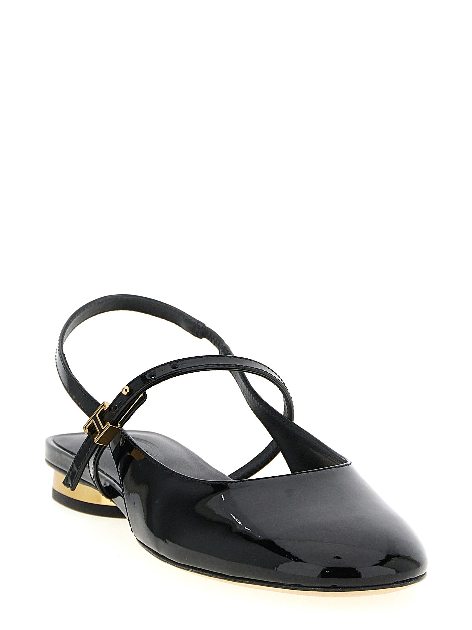 Tod'S 'Mary Jane' Patent Ballet Flats