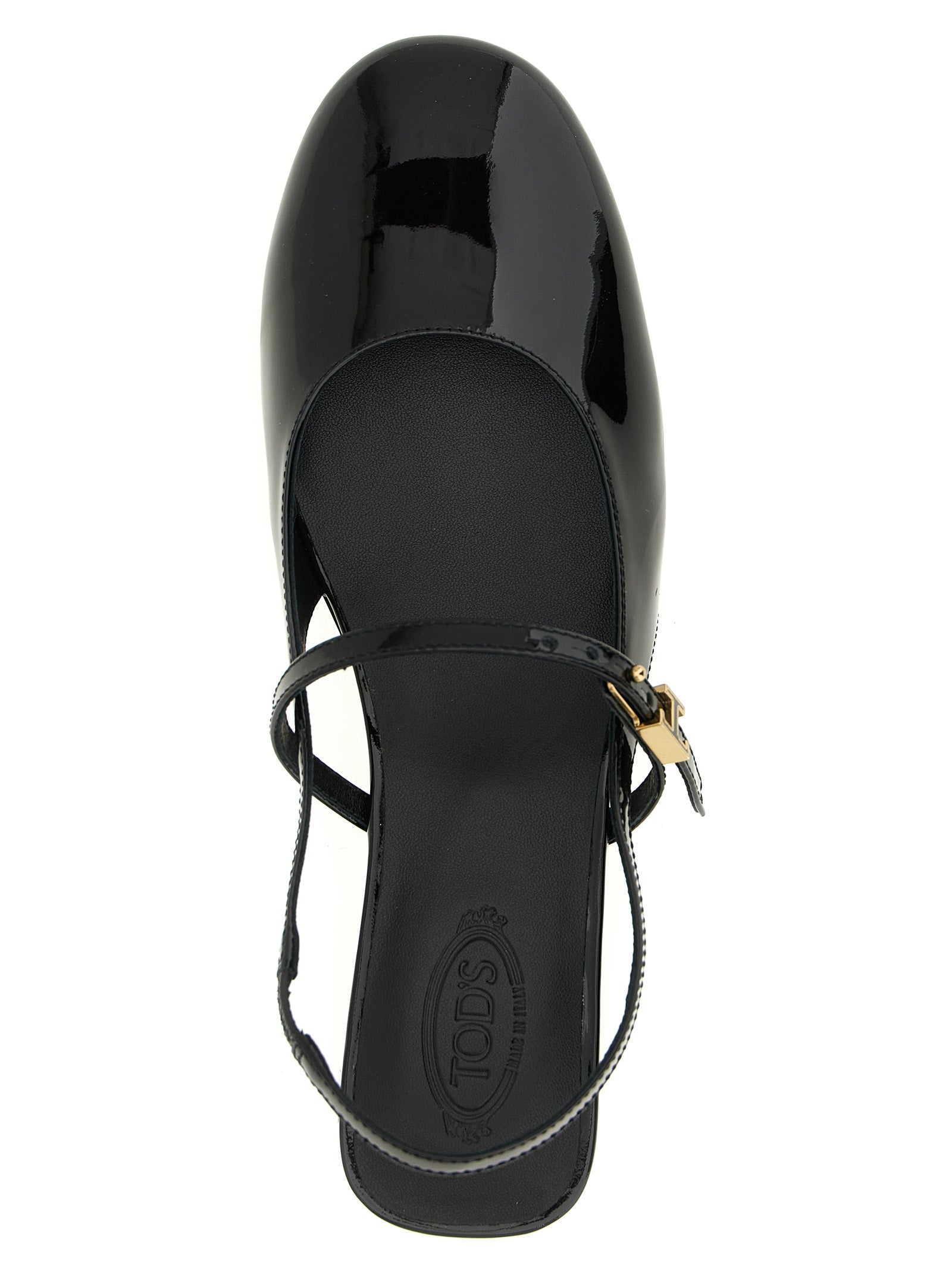 Tod'S 'Mary Jane' Patent Ballet Flats