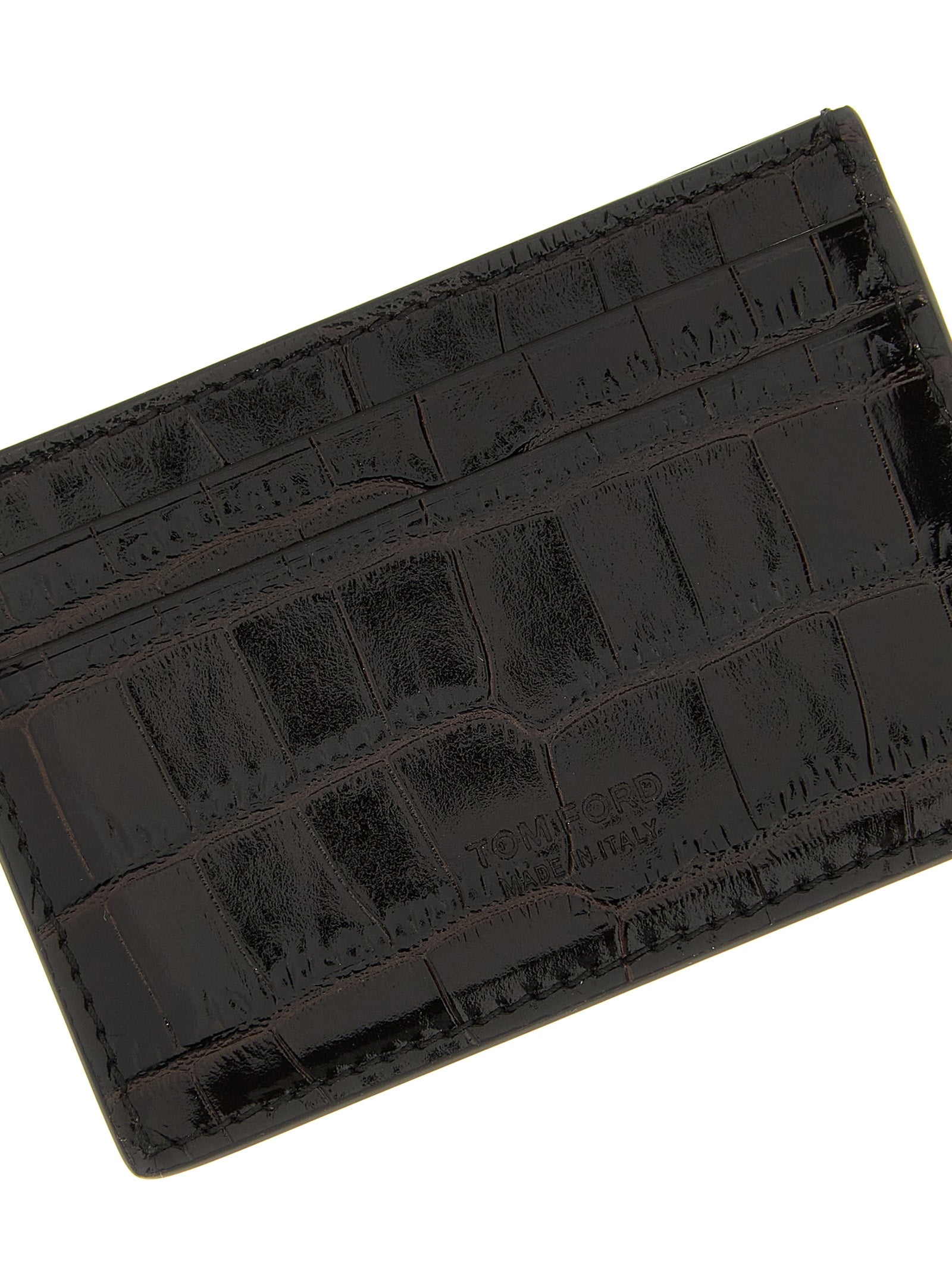 Tom Ford Crocodile Leather Card Holder