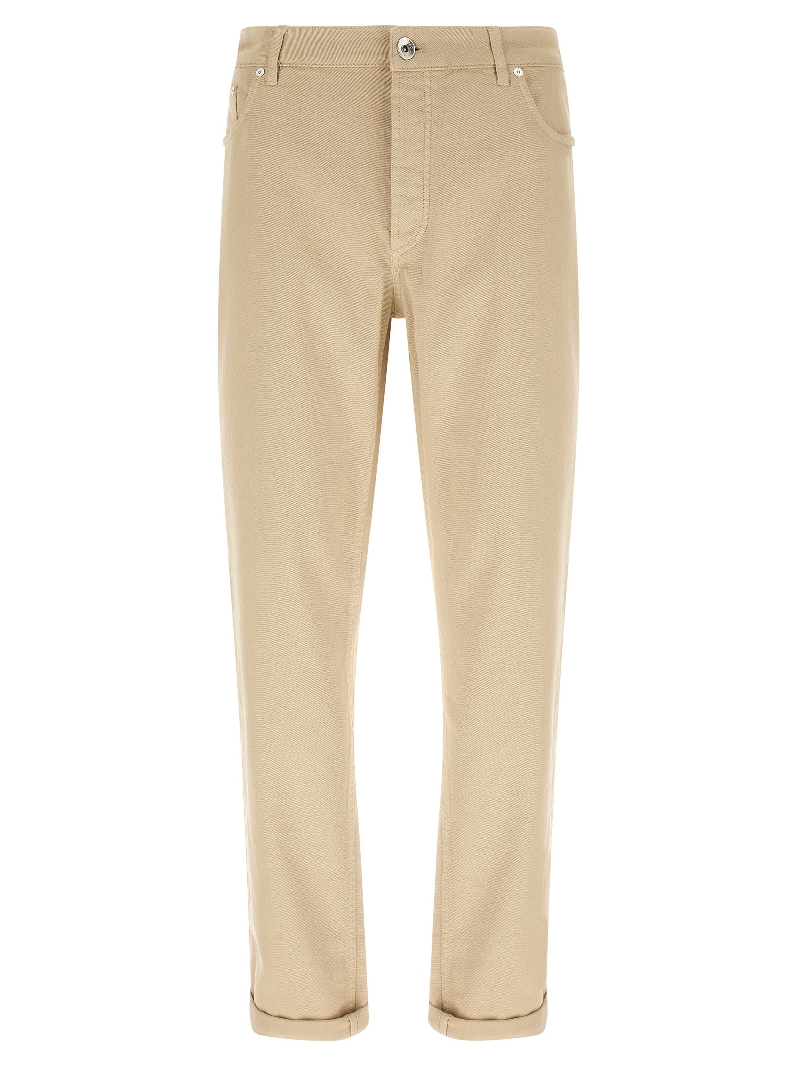 Brunello Cucinelli Coat Of Arms Embroidery Jeans