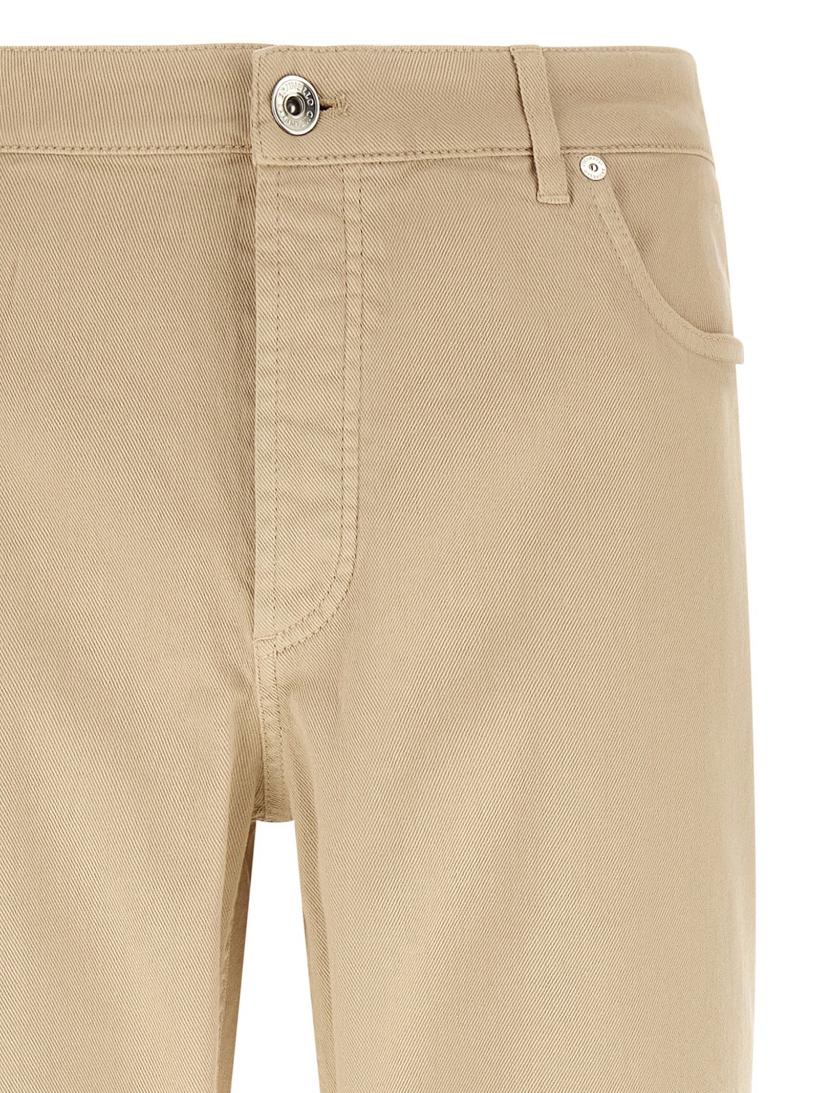 Brunello Cucinelli Coat Of Arms Embroidery Jeans