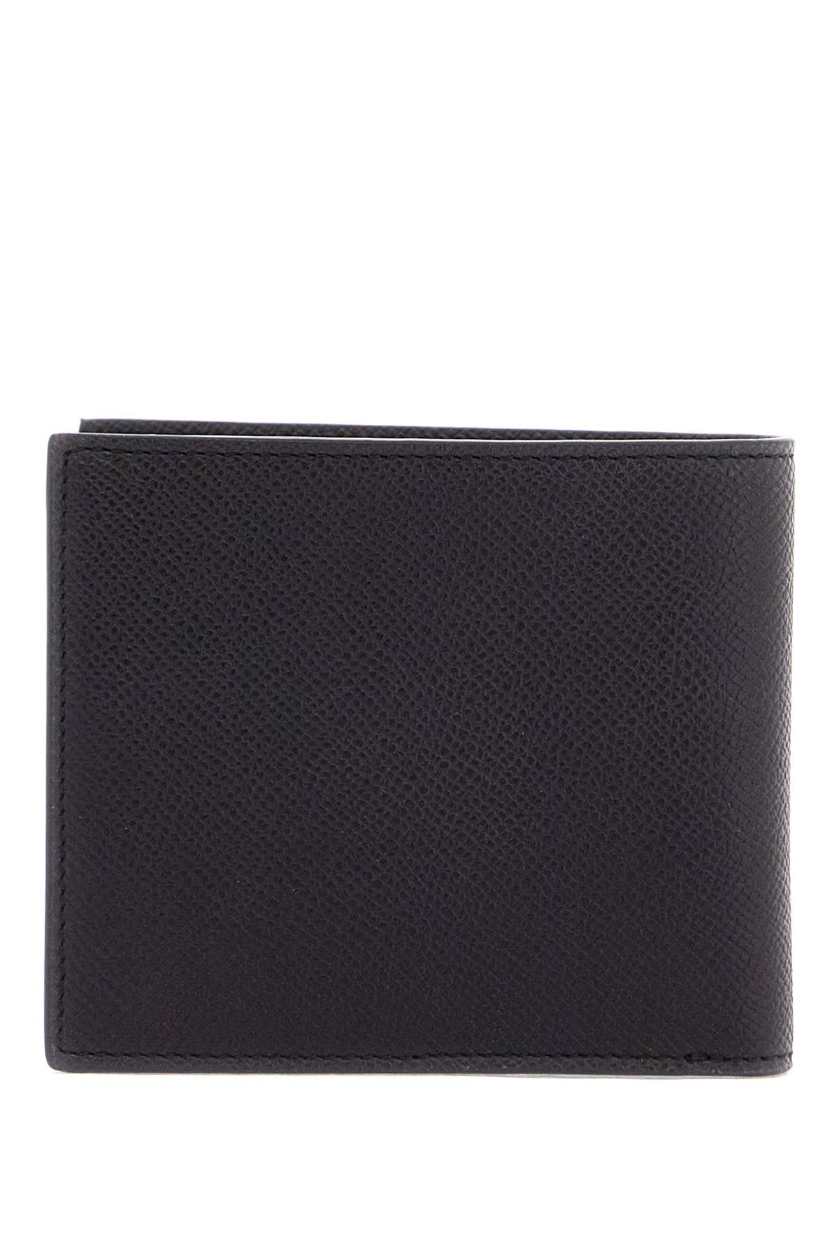 Tom Ford Compact Foldable Black Calfskin Wallet Made In Italy