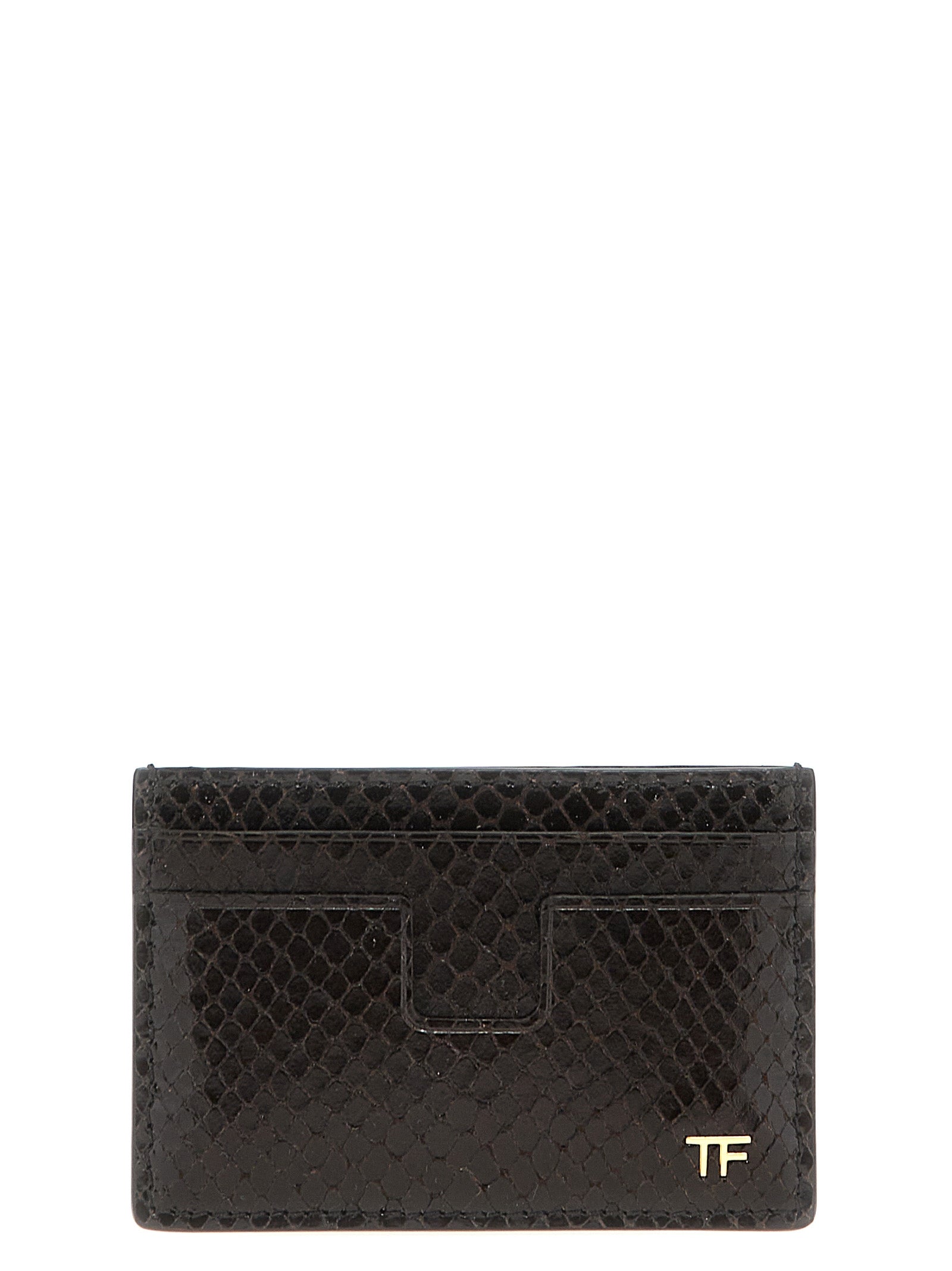 Tom Ford Snake Print Card Holder