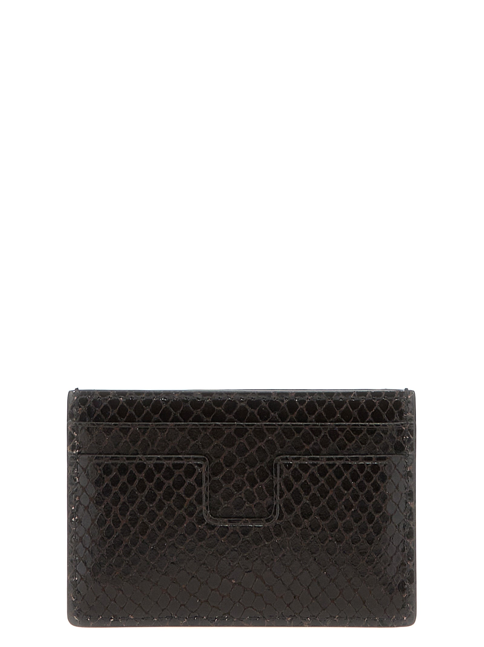 Tom Ford Snake Print Card Holder