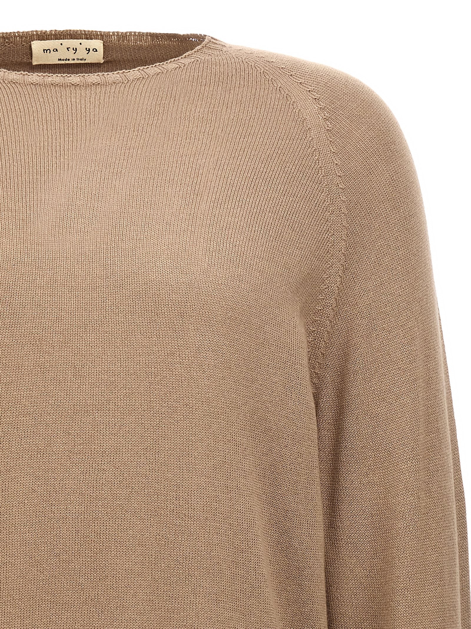 Ma'Ry'Ya Crew-Neck Sweater