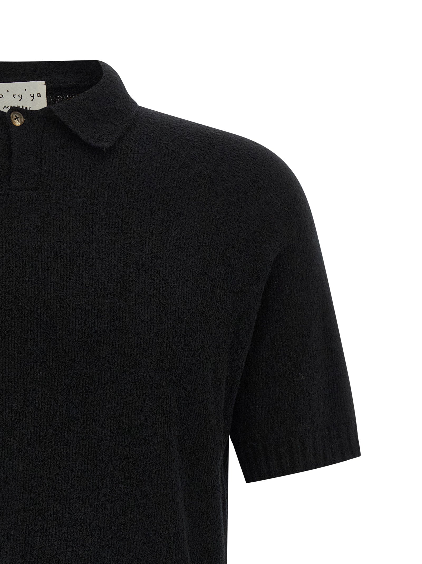 Ma'Ry'Ya Spongy Effect Polo Shirt