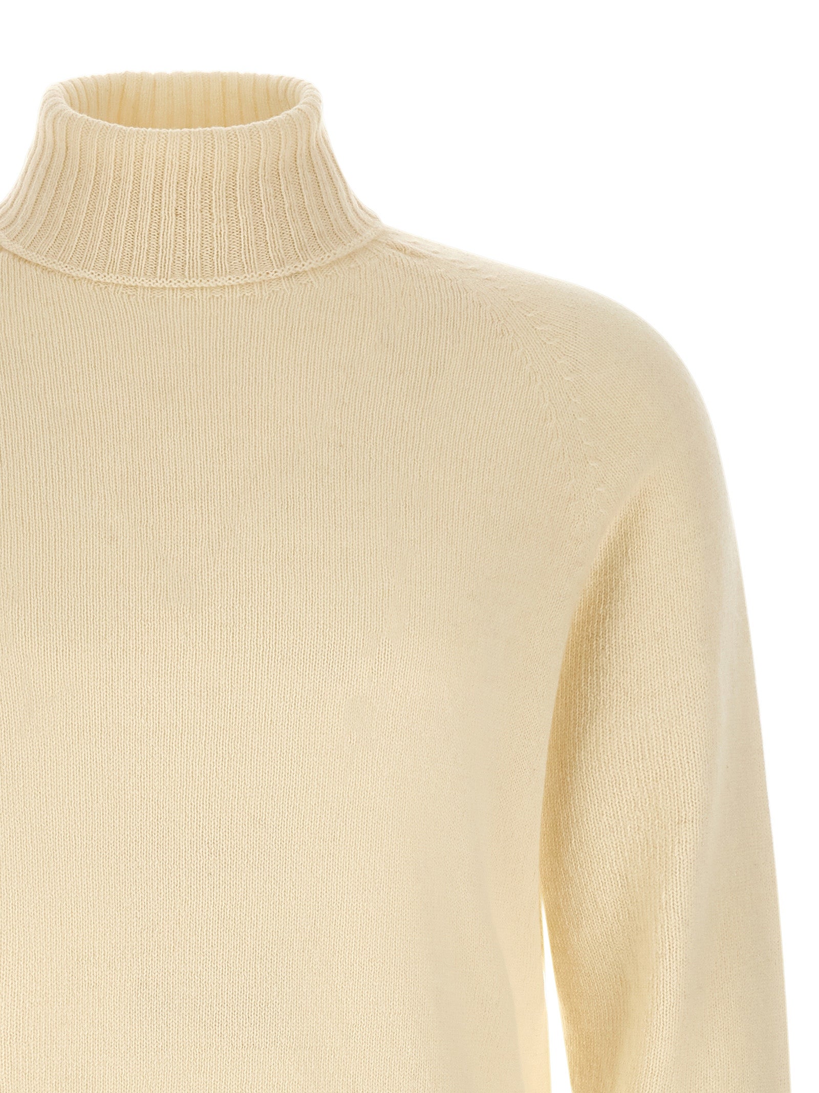 Ma'Ry'Ya High Neck Sweater With Slits