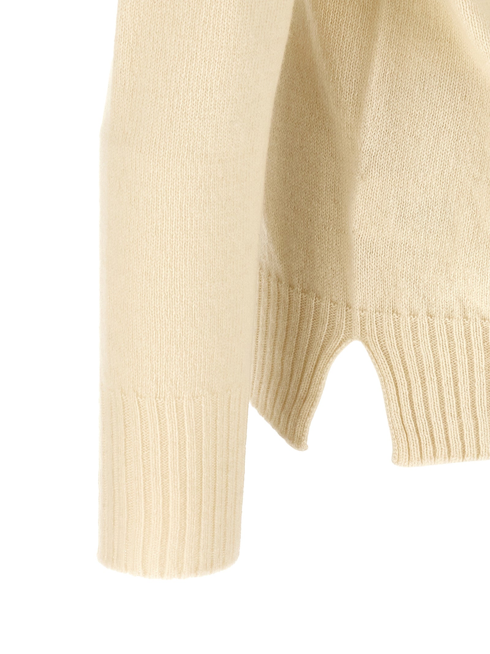 Ma'Ry'Ya High Neck Sweater With Slits