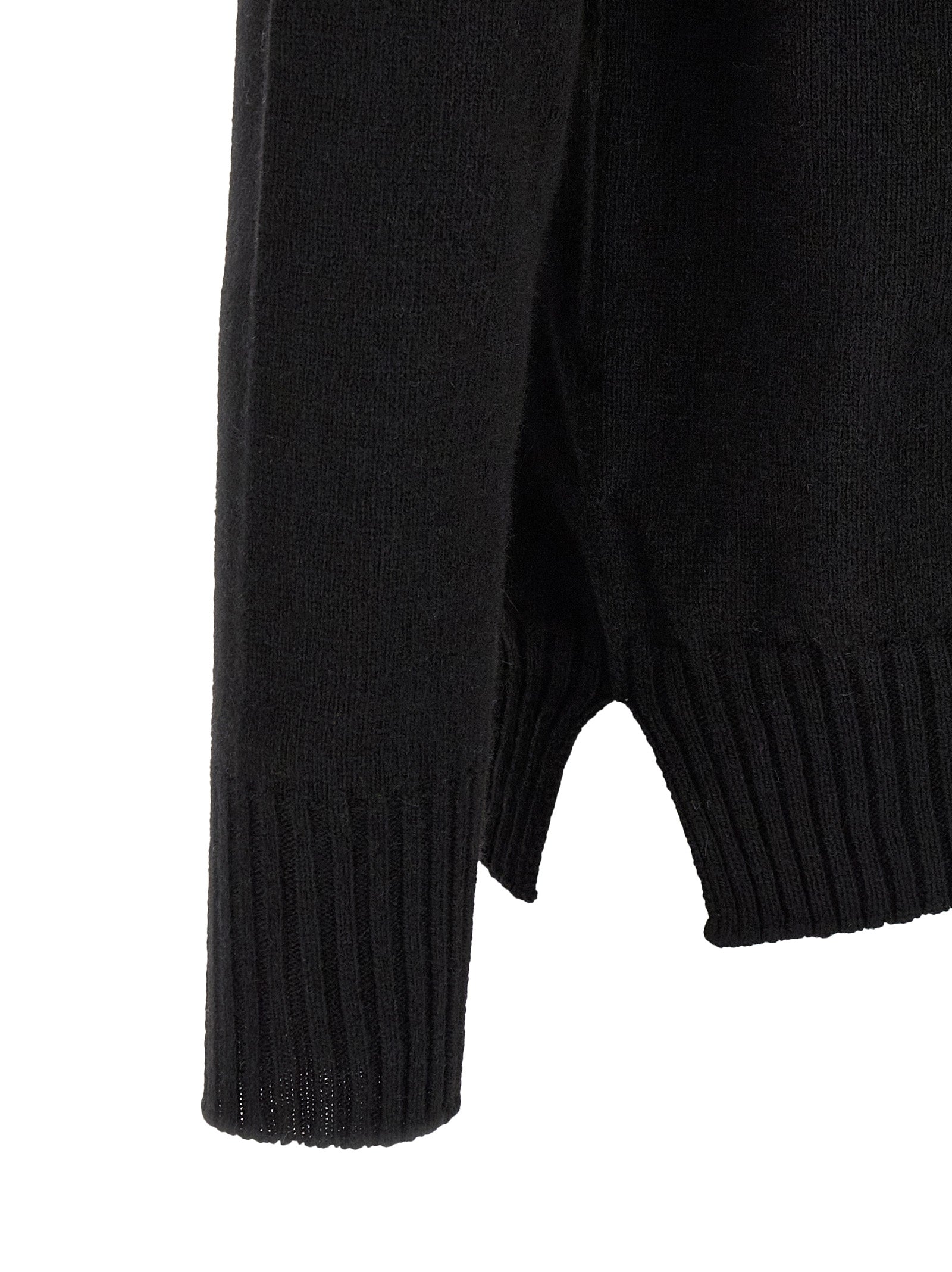 Ma'Ry'Ya High Neck Sweater With Slits