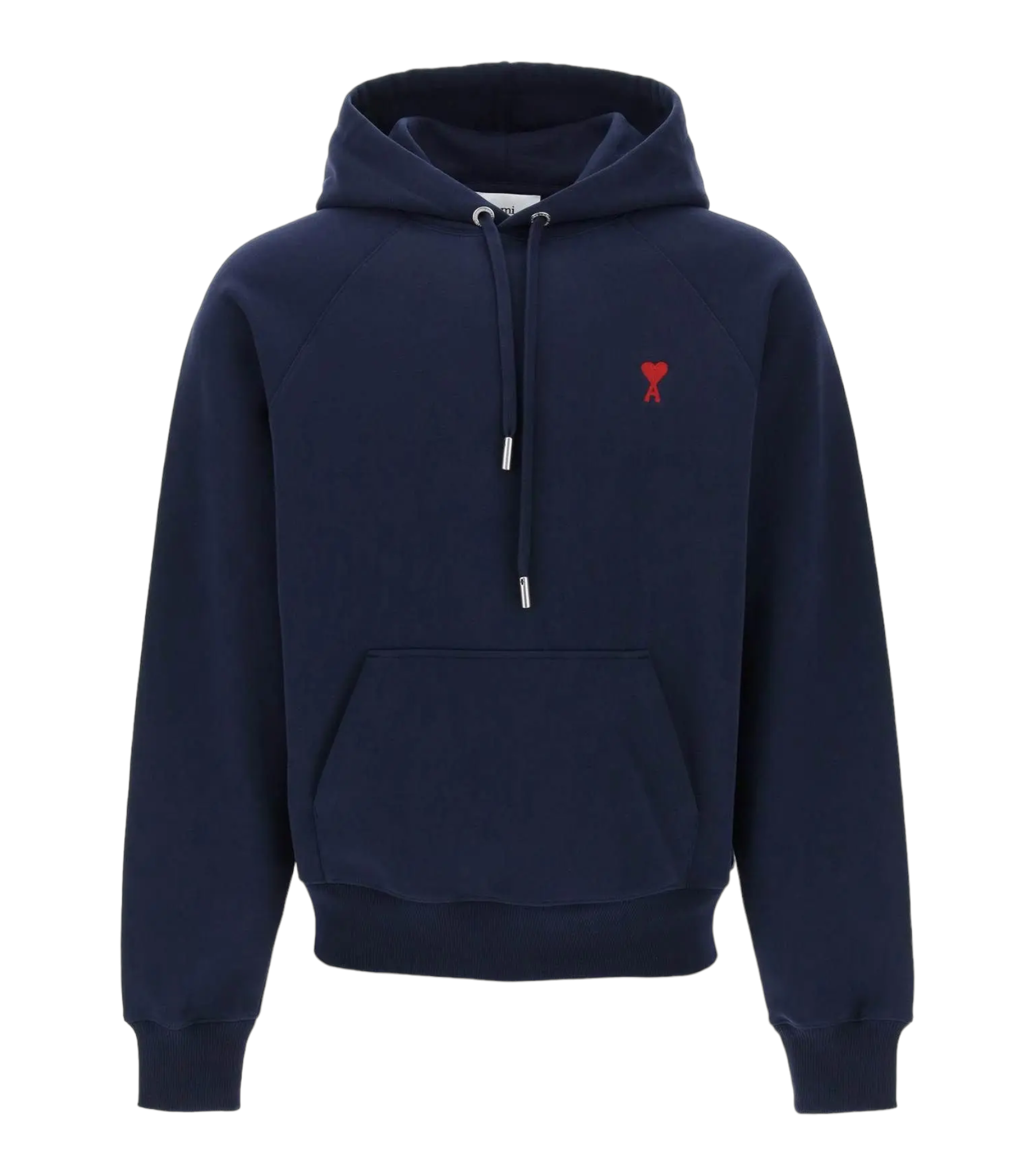 Logo Embroidered Hoodie Navy Blue