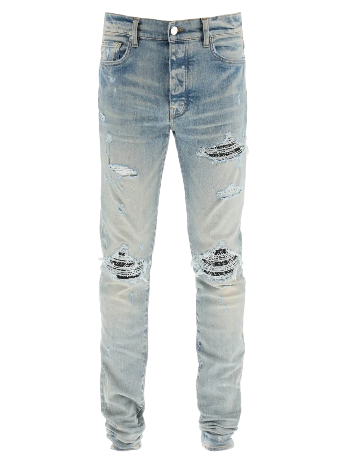 Amiri MX1 Bandana Jeans in Clay Indigo