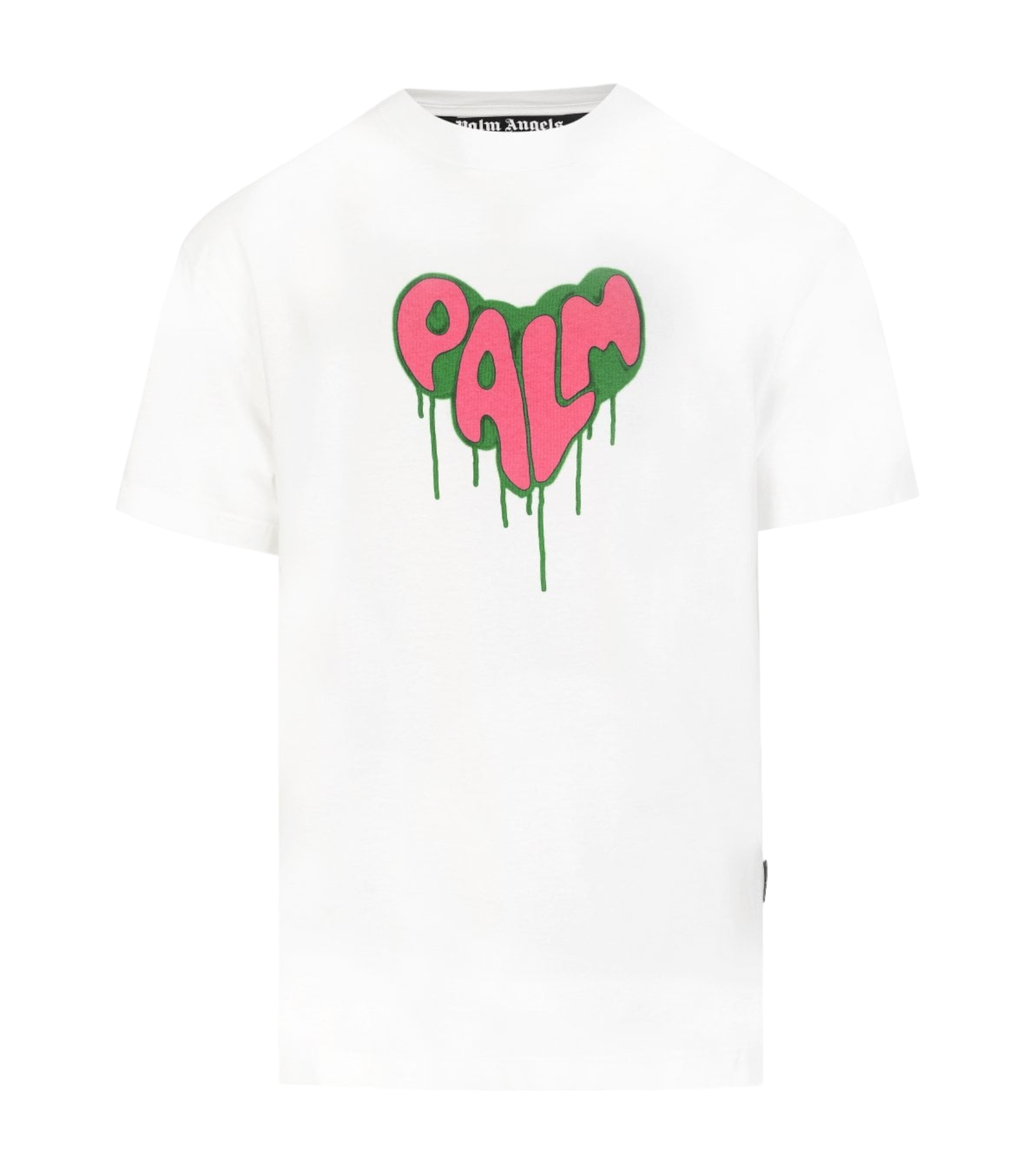 Palm Angels Spray Logo Heart T-Shirt