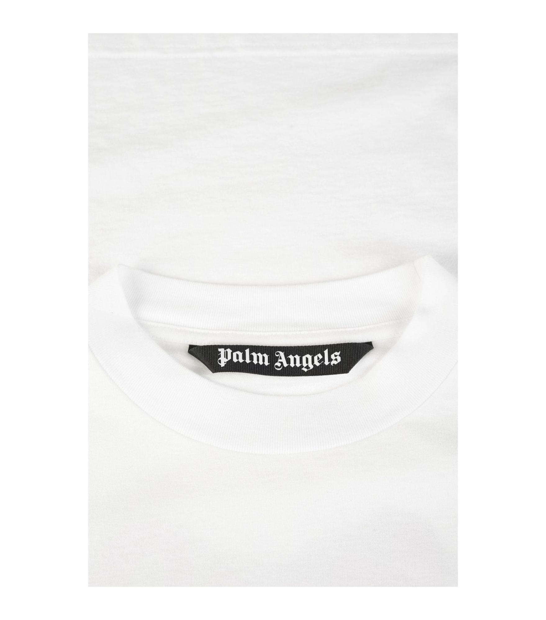 PALM ANGELS Collar Logo T Shirt