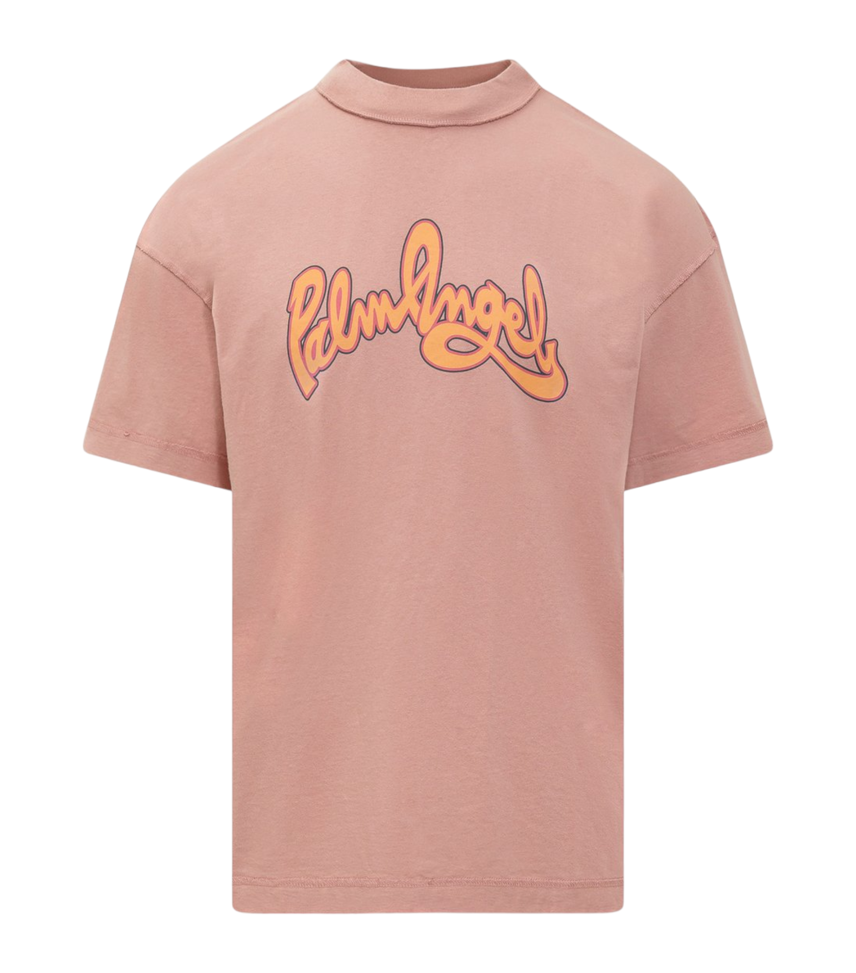 Palm Angels Script Logo T-Shirt Peach