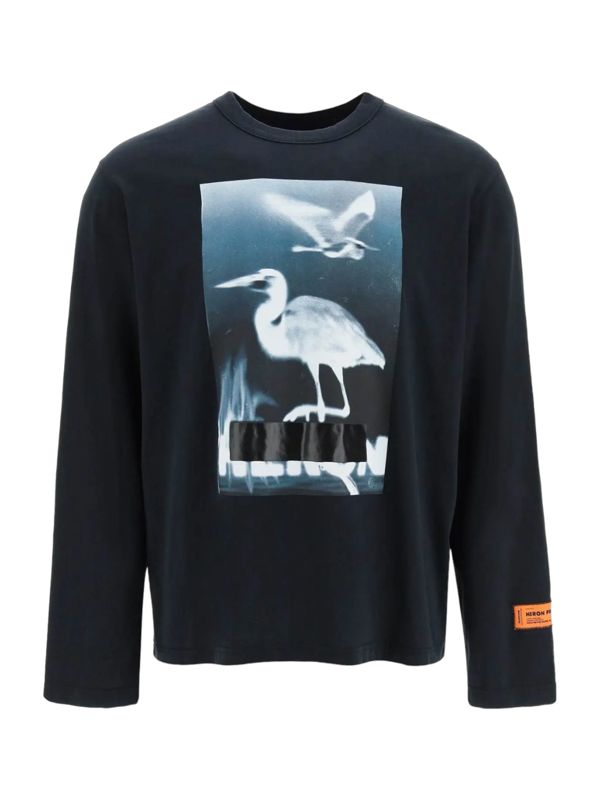 Heron Preston 'Censored Heron' Printed Longsleeve – Aveugle Shop