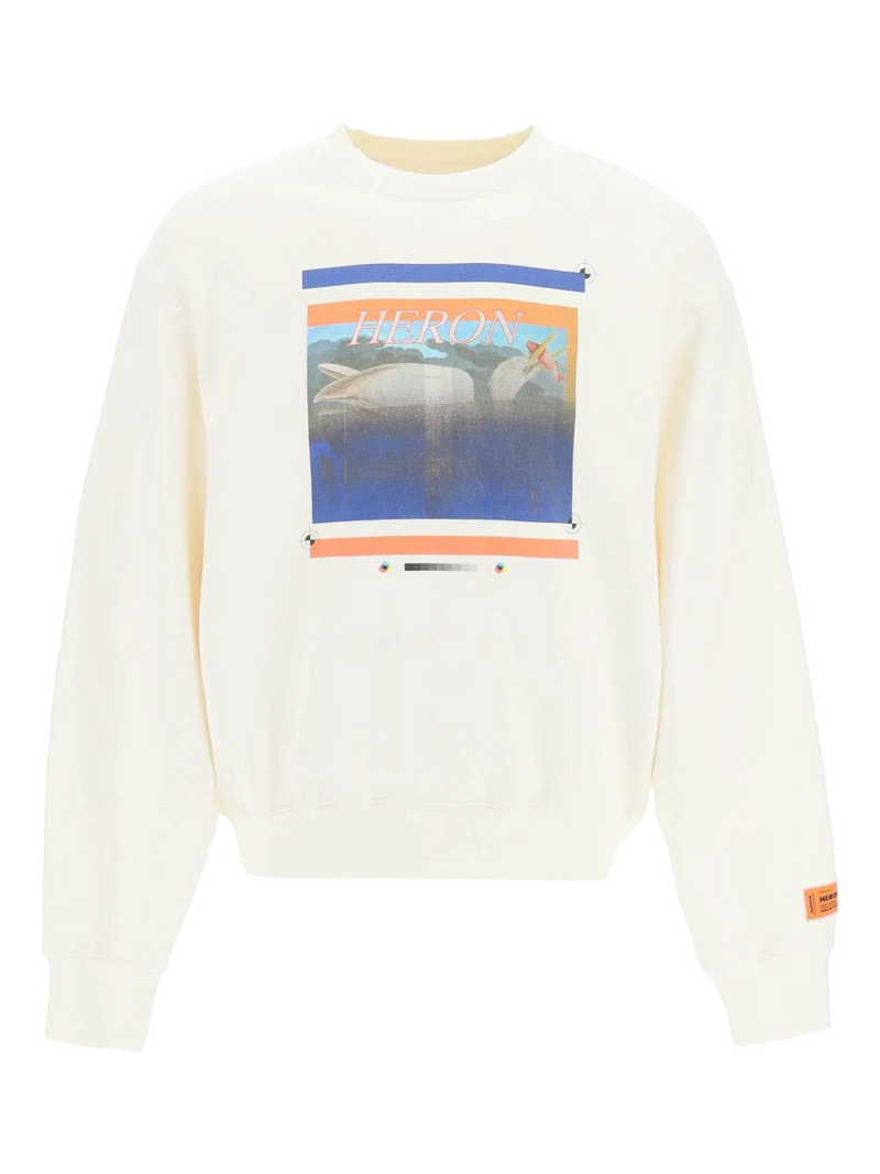 Heron Preston 'Misprinted Heron' Logo Sweatshirt