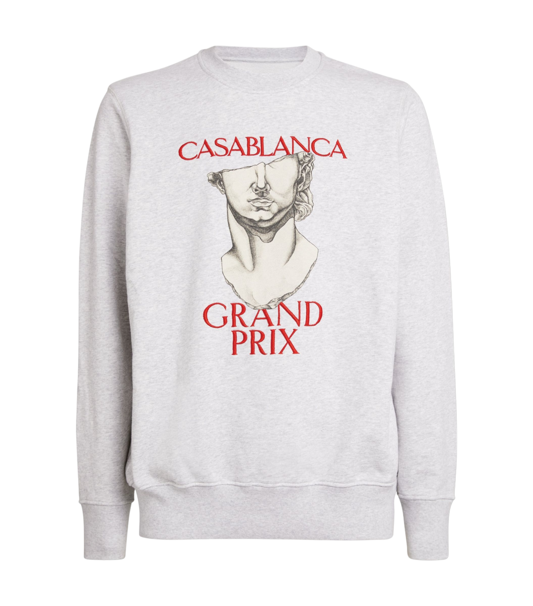 Casablanca Grand Prix Print Embroidered Sweatshirt