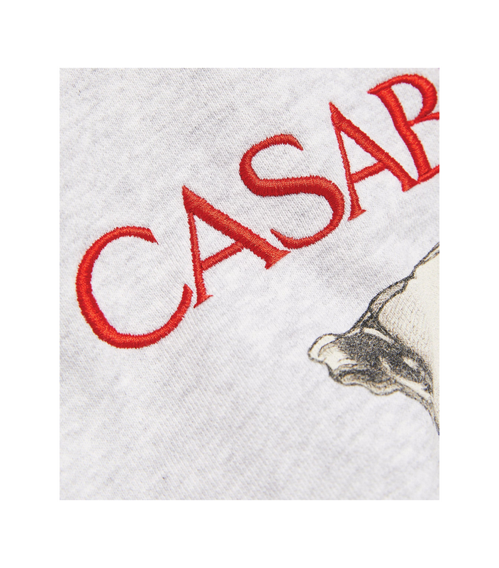 Casablanca Grand Prix Print Embroidered Sweatshirt