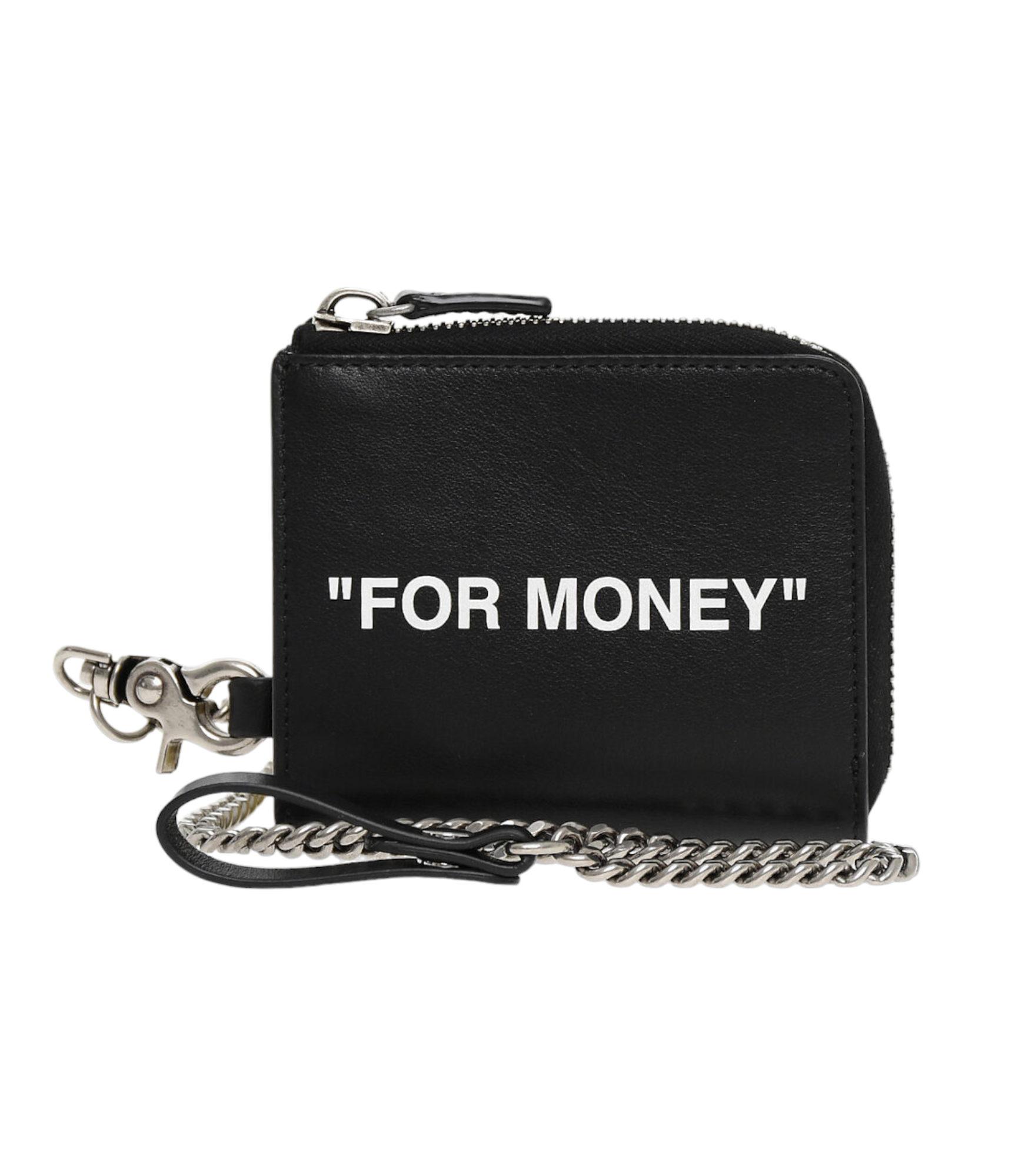 OFF WHITE DIAG CHAIN WALLET チェーン ウォレット 黒-