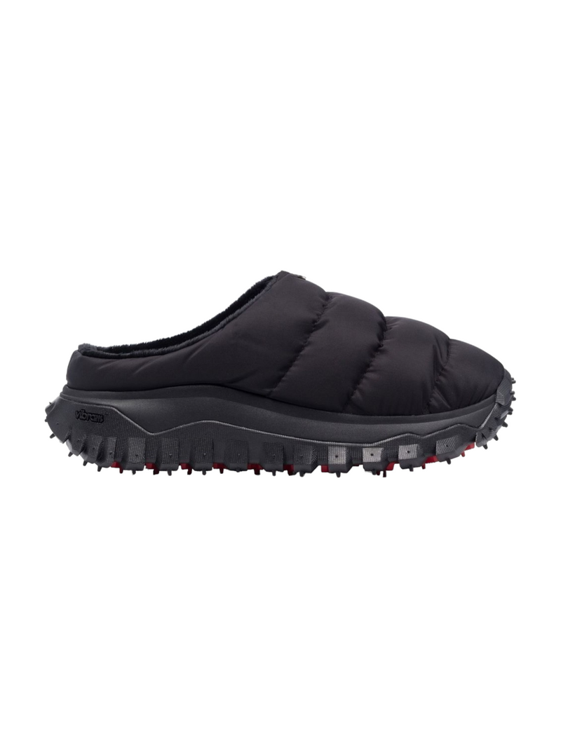 Moncler Genius Black Quilted Slides