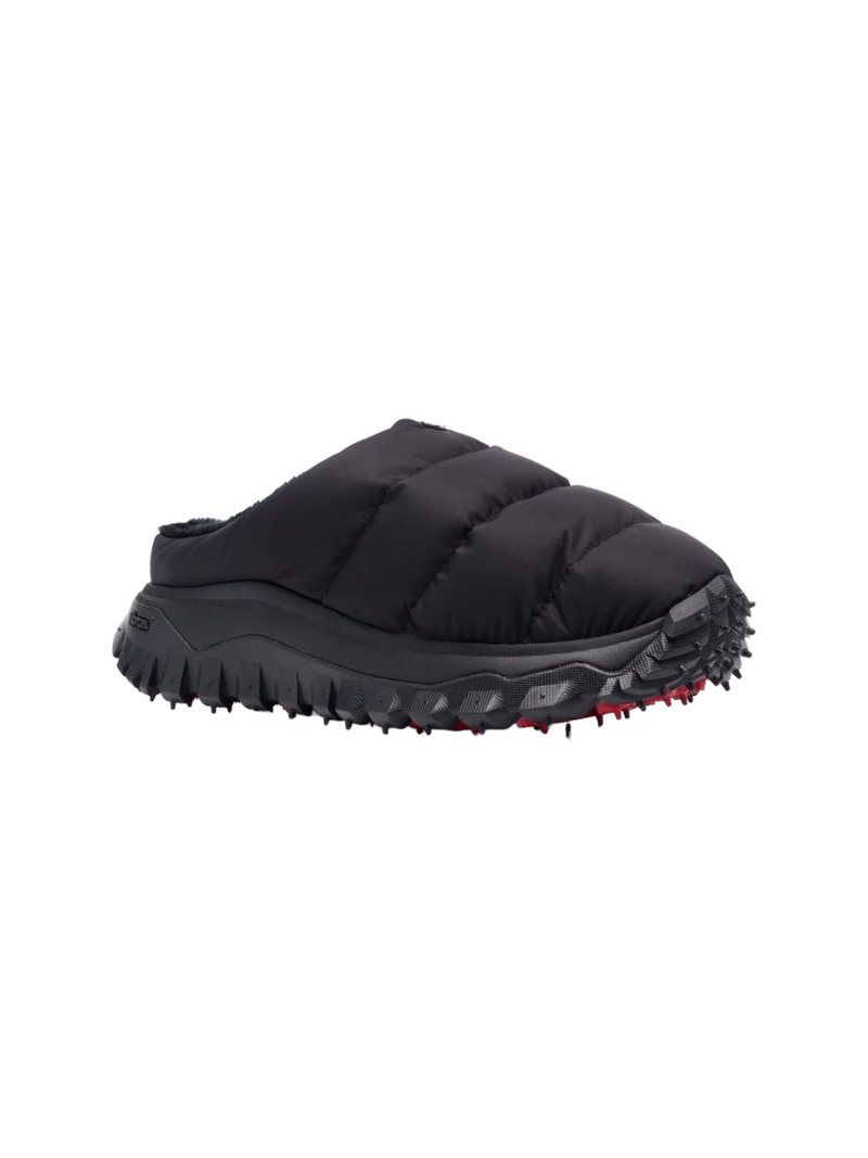 Moncler Genius Black Quilted Slides